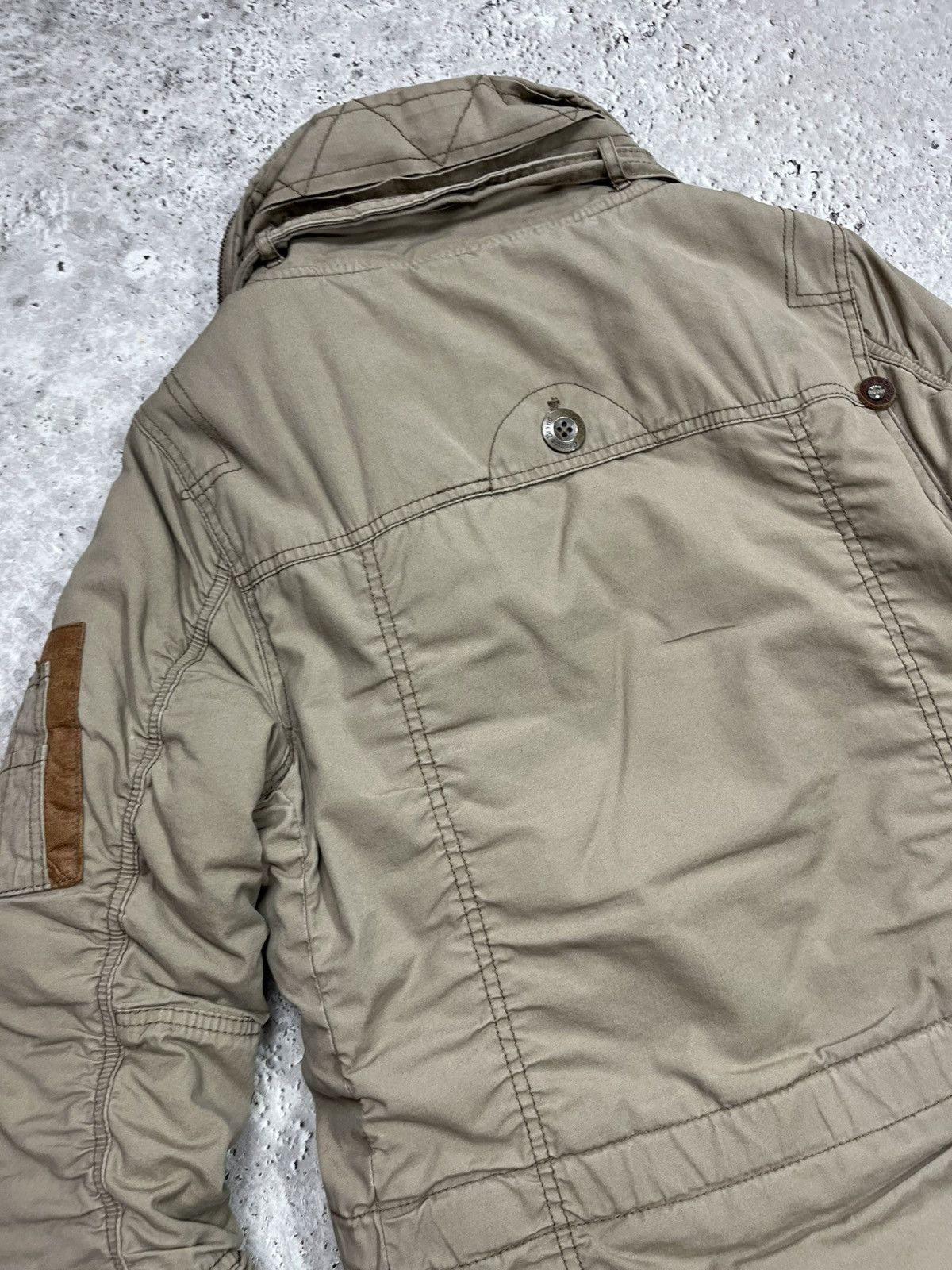khujo Khujo Women’s Khaki Military Cargo Parka Jacket Coat Size L Size S / US 4 / IT 40 - 18 Thumbnail