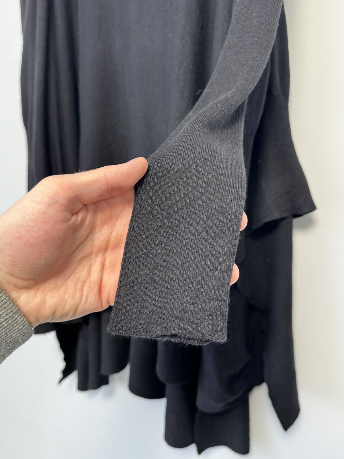 Rick Owens Rick Owens Poncho Black Avant Garde Style Minimalist Rare Size ONE SIZE - 12 Thumbnail