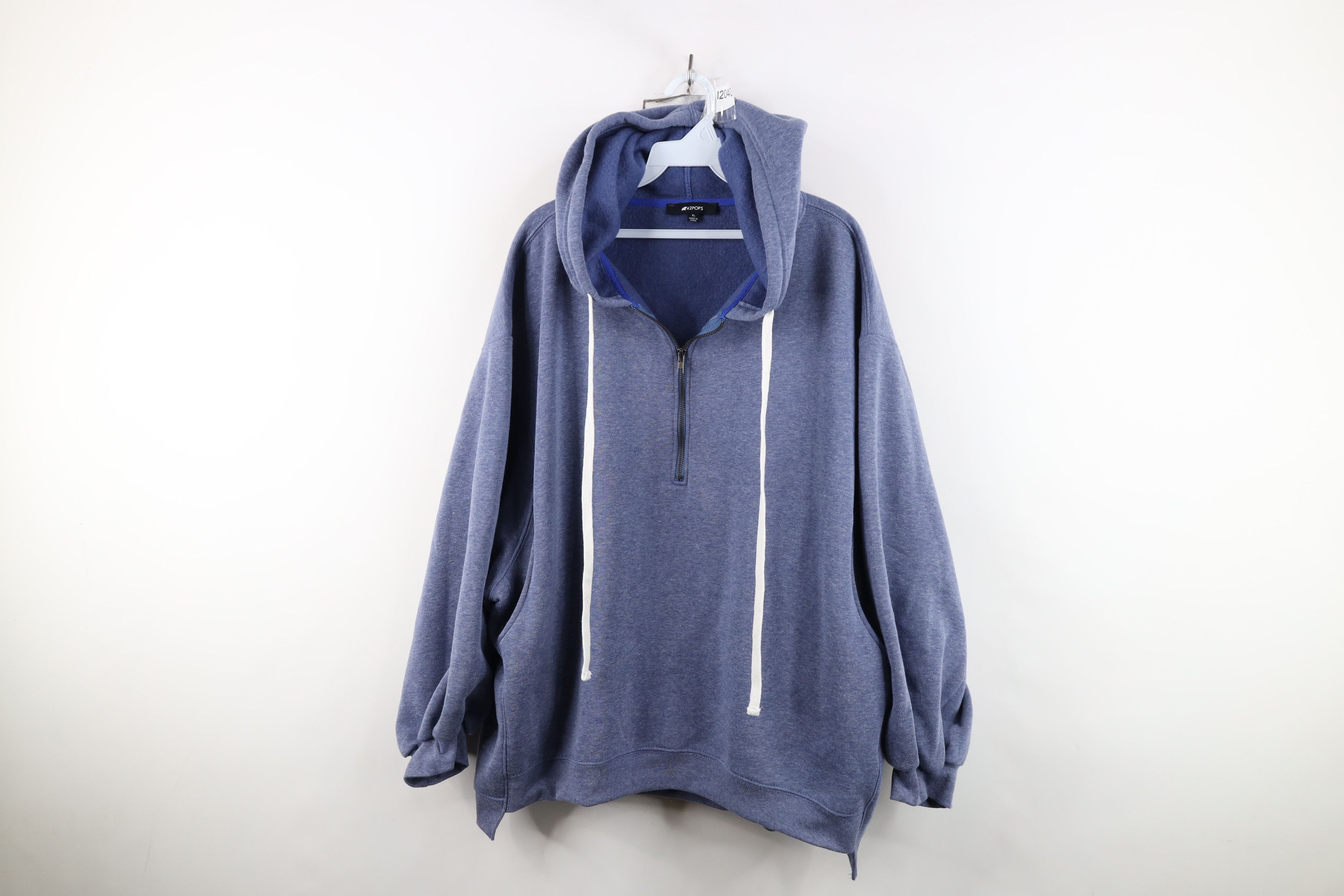 Vintage Streetwear 42Pops Boxy Baggy Oversized Hoodie Sweatshirt Size XL / US 12-14 / IT 48-50 - 1 Thumbnail