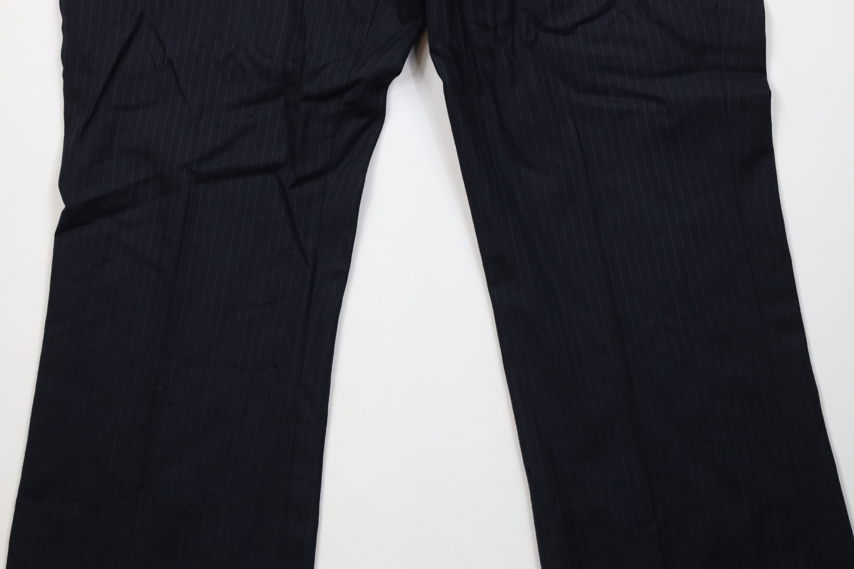 Vintage Vintage 70s Streetwear Wool Striped Wide Leg Chino Pants Size US 38 / EU 54 - 3 Thumbnail