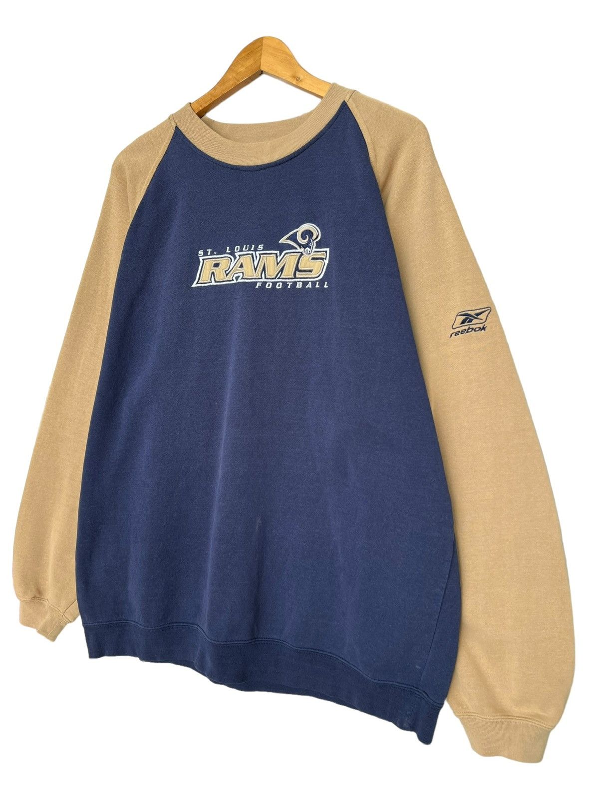 NFL Reebok St. Louis Rams Football Rugby Team NFL Sweatshirt Size US XL / EU 56 / 4 - 4 Thumbnail