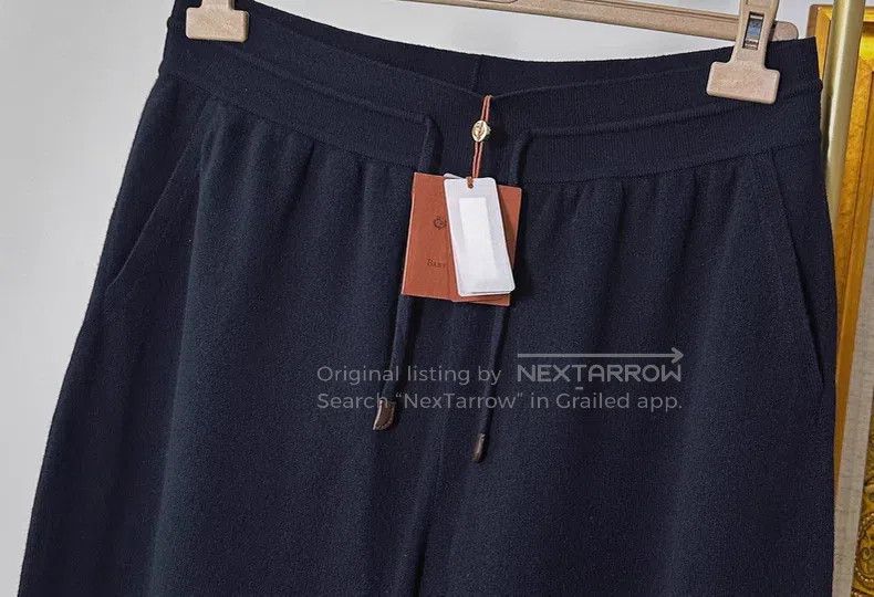 Loro Piana Loro Piana Merano Baby Cashmere Sweatpants Size US 34 / EU 50 - 4 Thumbnail