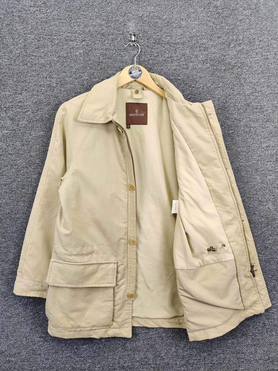 Moncler Nice 🔥 Vintage Moncler Trench Chore Winter Jacket Size US M / EU 48-50 / 2 - 7 Thumbnail