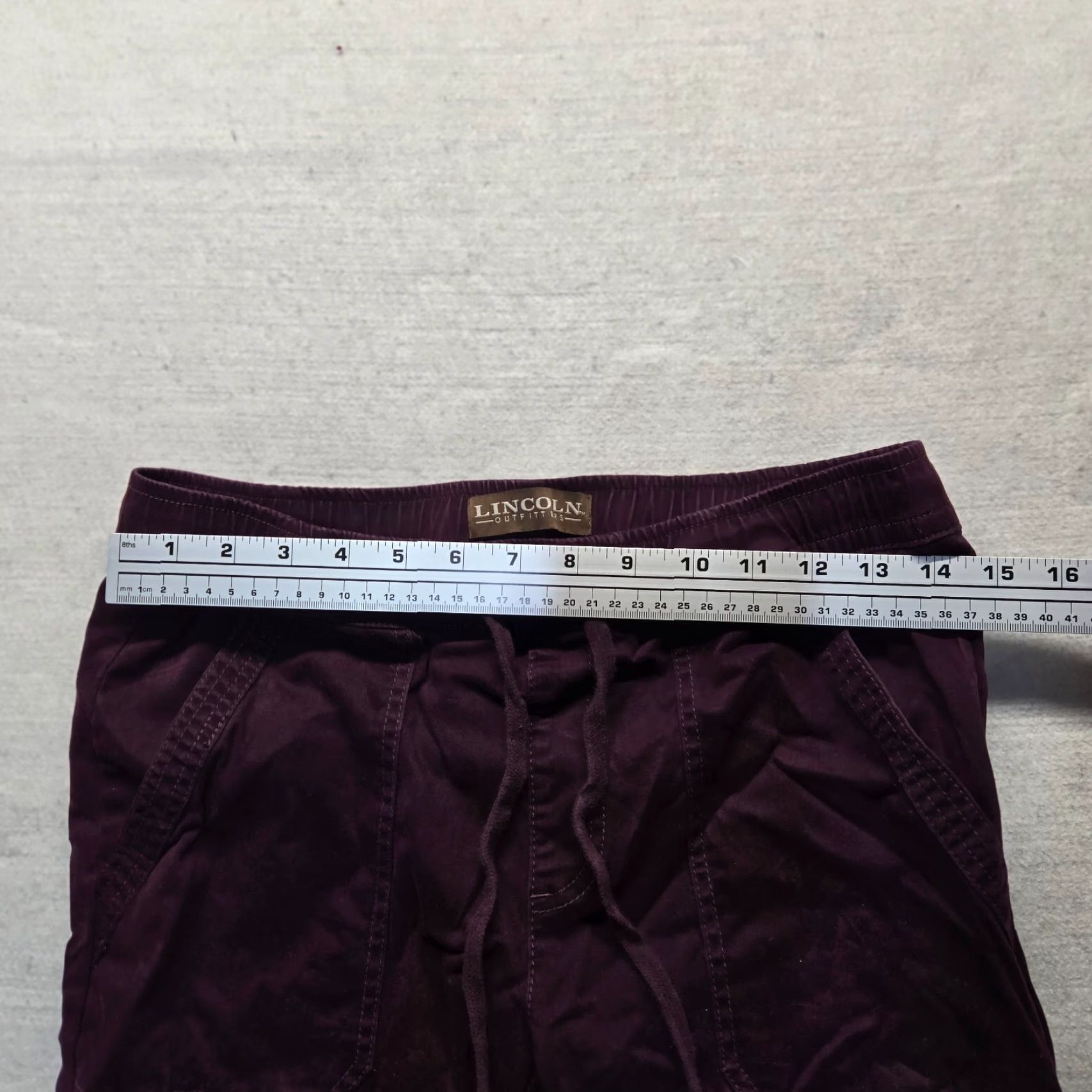 Vintage Lincoln Outfitters Women's Jegging Pant Purple Pull-On Elastic Waist 8 Denim Cotton Cotton-Blend Regular Jeans Adult Womens Purple 80s? Size 30" / US 8 / IT 44 - 3 Thumbnail