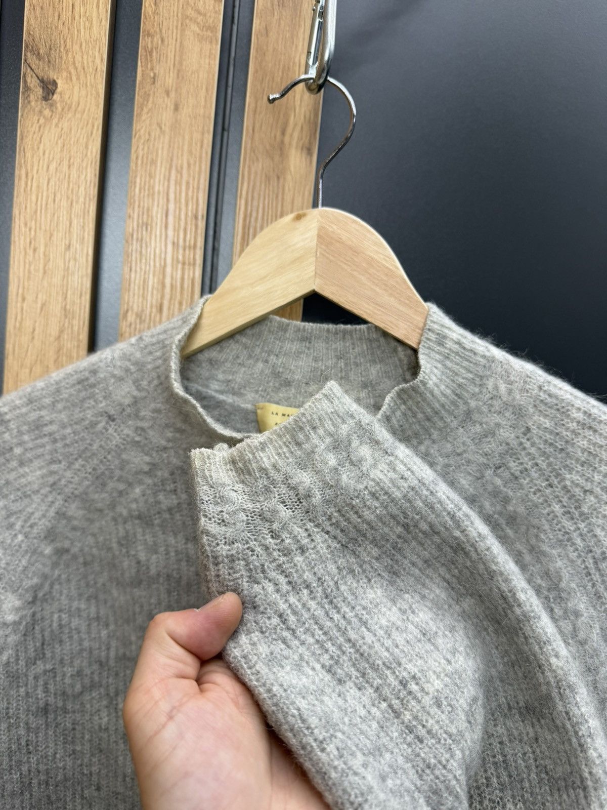 Sezane Sezane La Maille Grey Baby Alpaca Blend Sweater Womens XS Size XS / US 0-2 / IT 36-38 - 9 Thumbnail