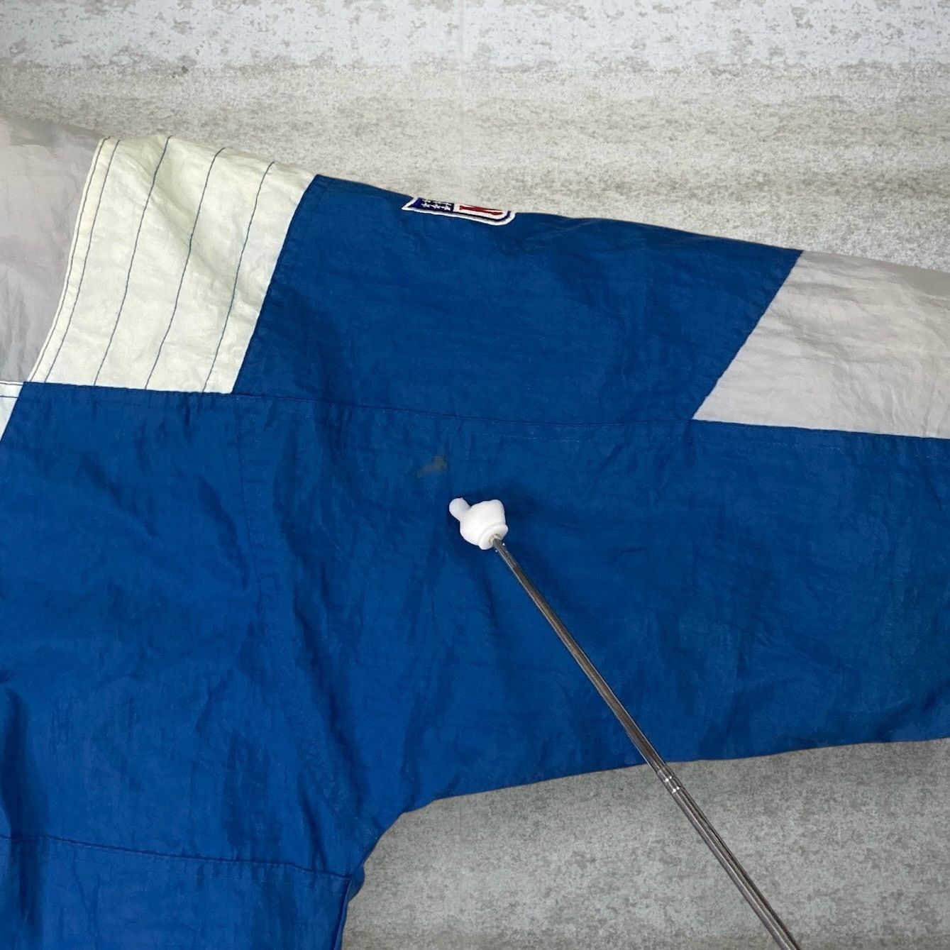 Starter Vintage Y2K Starter Cowboys Puffer Jacket Mens L Blue White Size US L / EU 52-54 / 3 - 9 Thumbnail