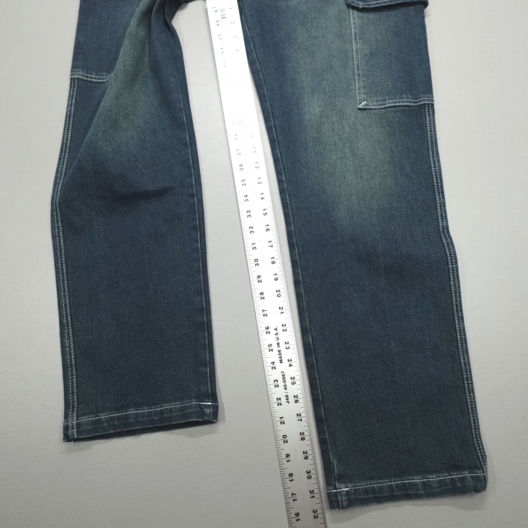 True Religion True Religion Denim Cargo Pants Men's Size 30 32Wx32L Medium Amber Nights Wash Cargo Pocket 5-Pocket Design Hip Hop Relaxed Jeans Mens Size US 30 / EU 46 - 6 Thumbnail