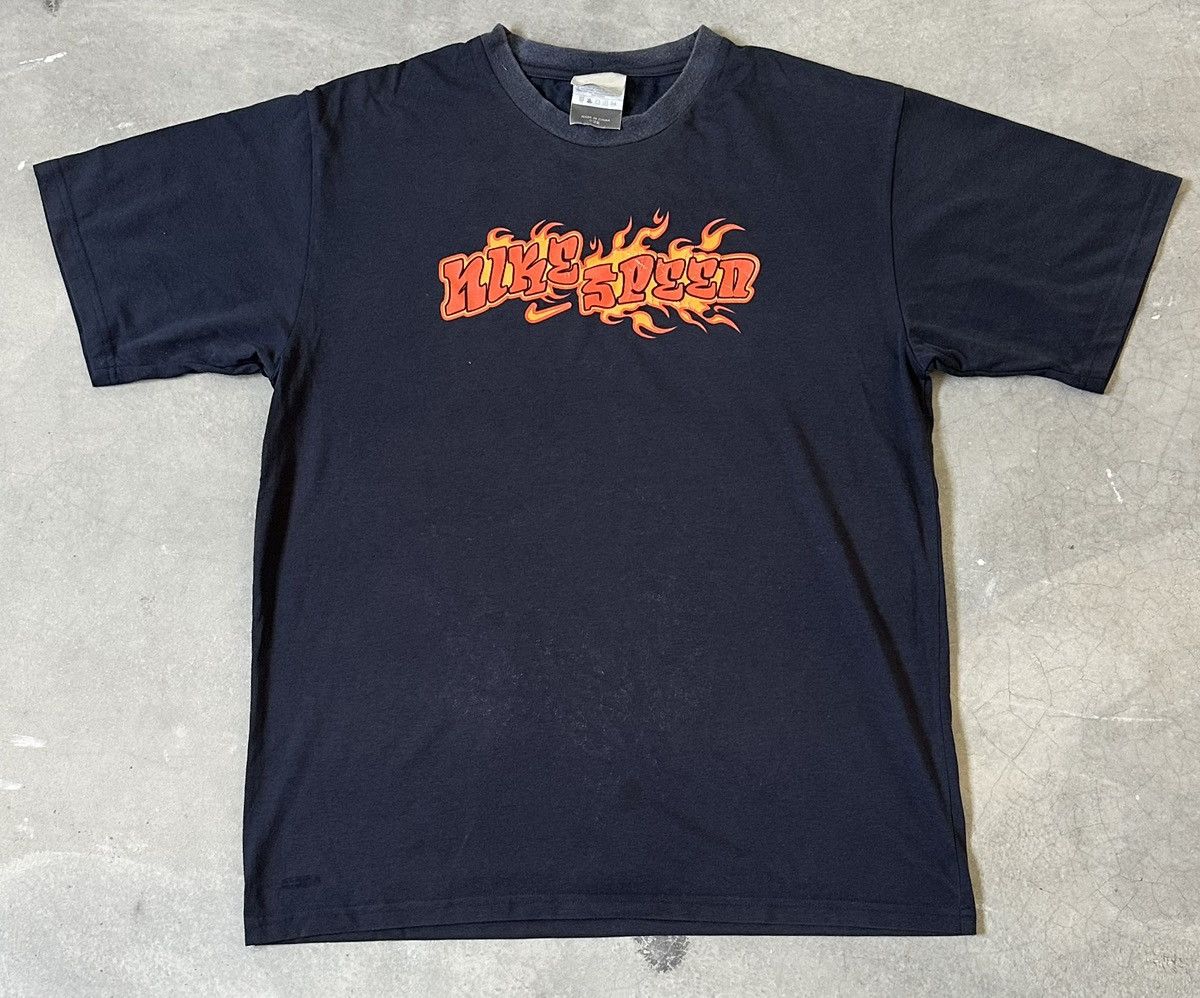 Nike VINTAGE Y2K NIKE SPEED FLAME TEE Size US M / EU 48-50 / 2 - 1 Thumbnail