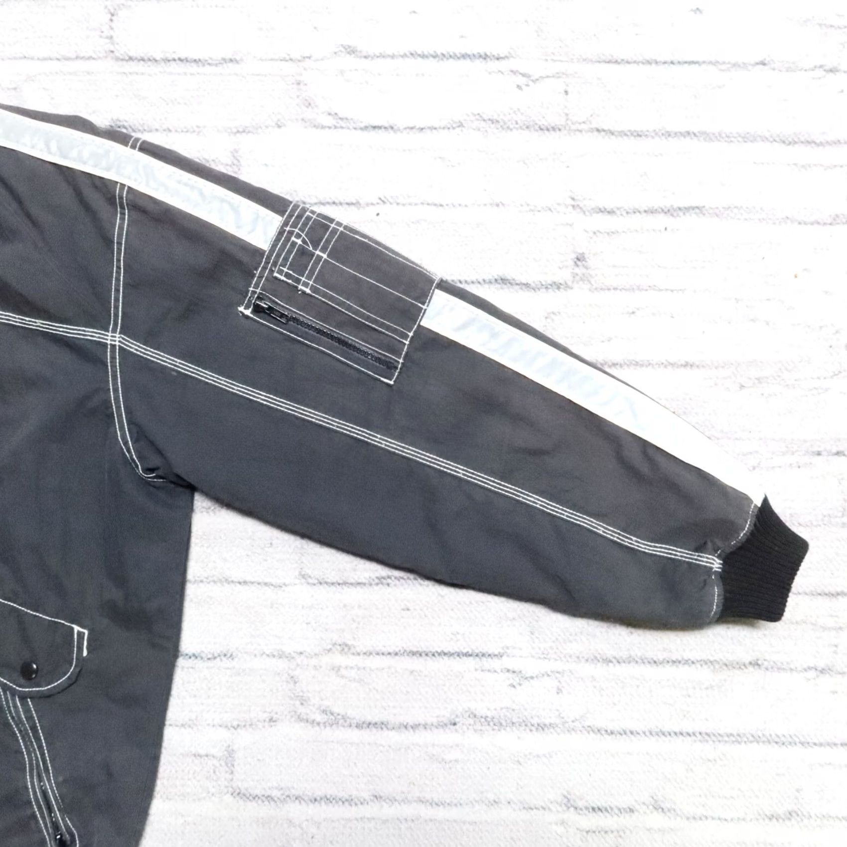 Vintage VINTAGE Droors Racing Division Bomber Jacket Mens L Black Script Size US L / EU 52-54 / 3 - 6 Thumbnail