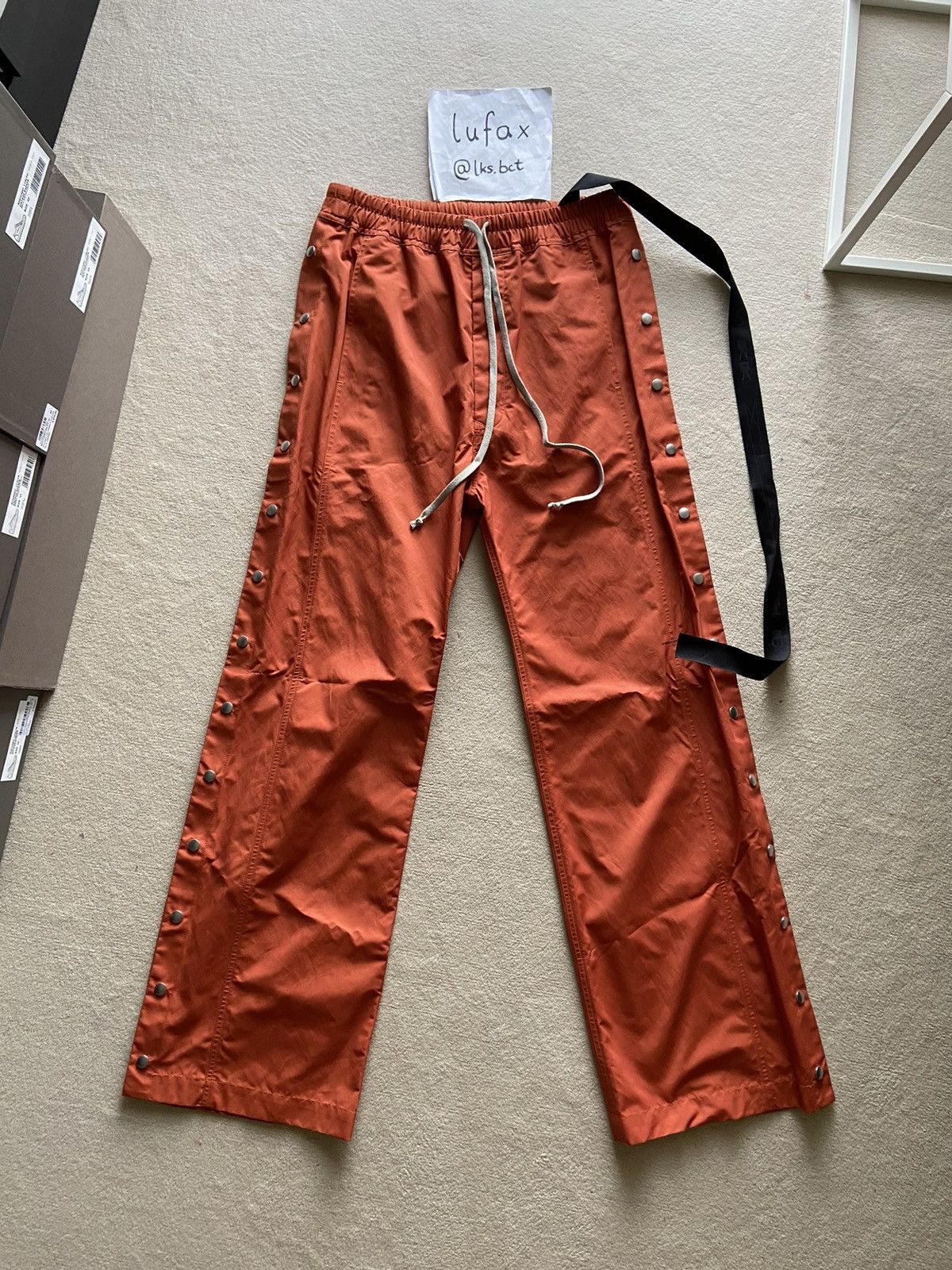 Rick Owens NEW | * SAMPLE * SS22 FOGACHINE ORANGE EASY PUSHER