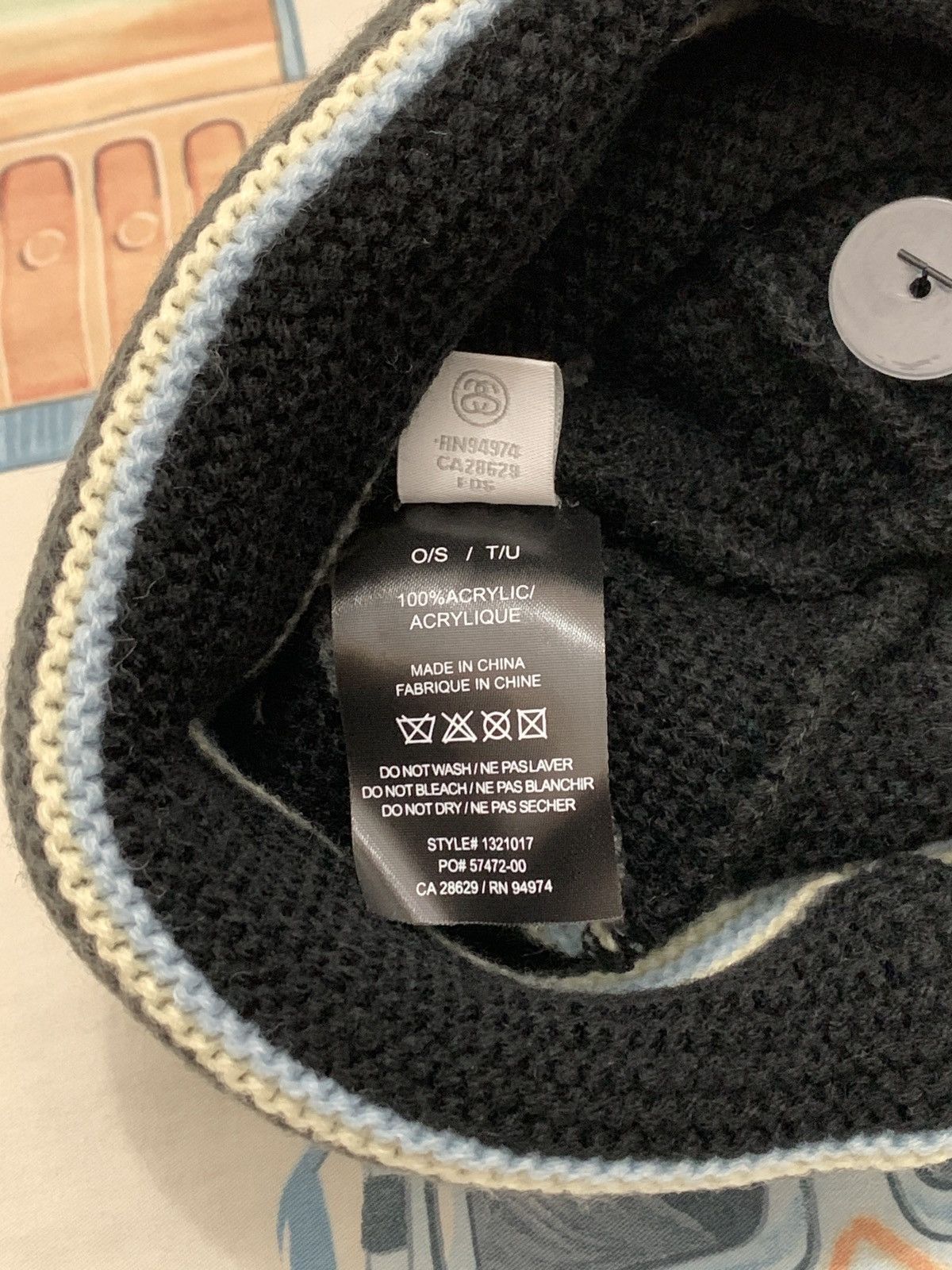 Stussy Stussy beanie Sport Triple Stripe cuff Size ONE SIZE - 5 Thumbnail
