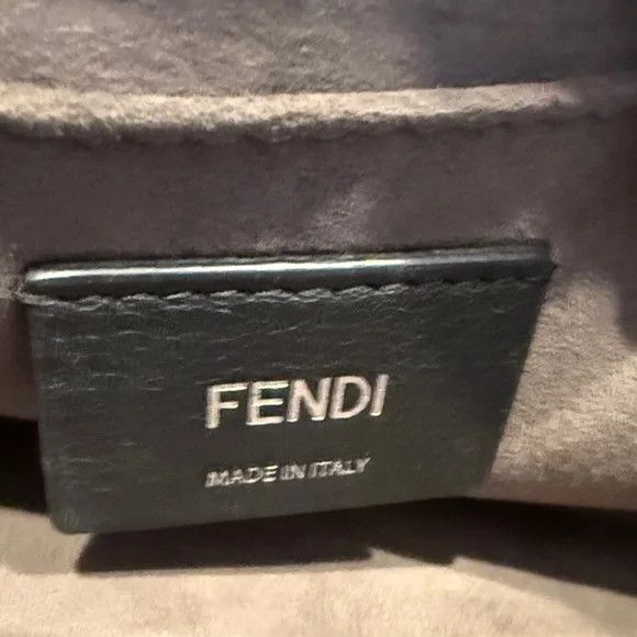 Fendi Fendi Liberty Fun Fair Kan Shoulder Bag in Grigio Perla Size ONE SIZE - 8 Thumbnail