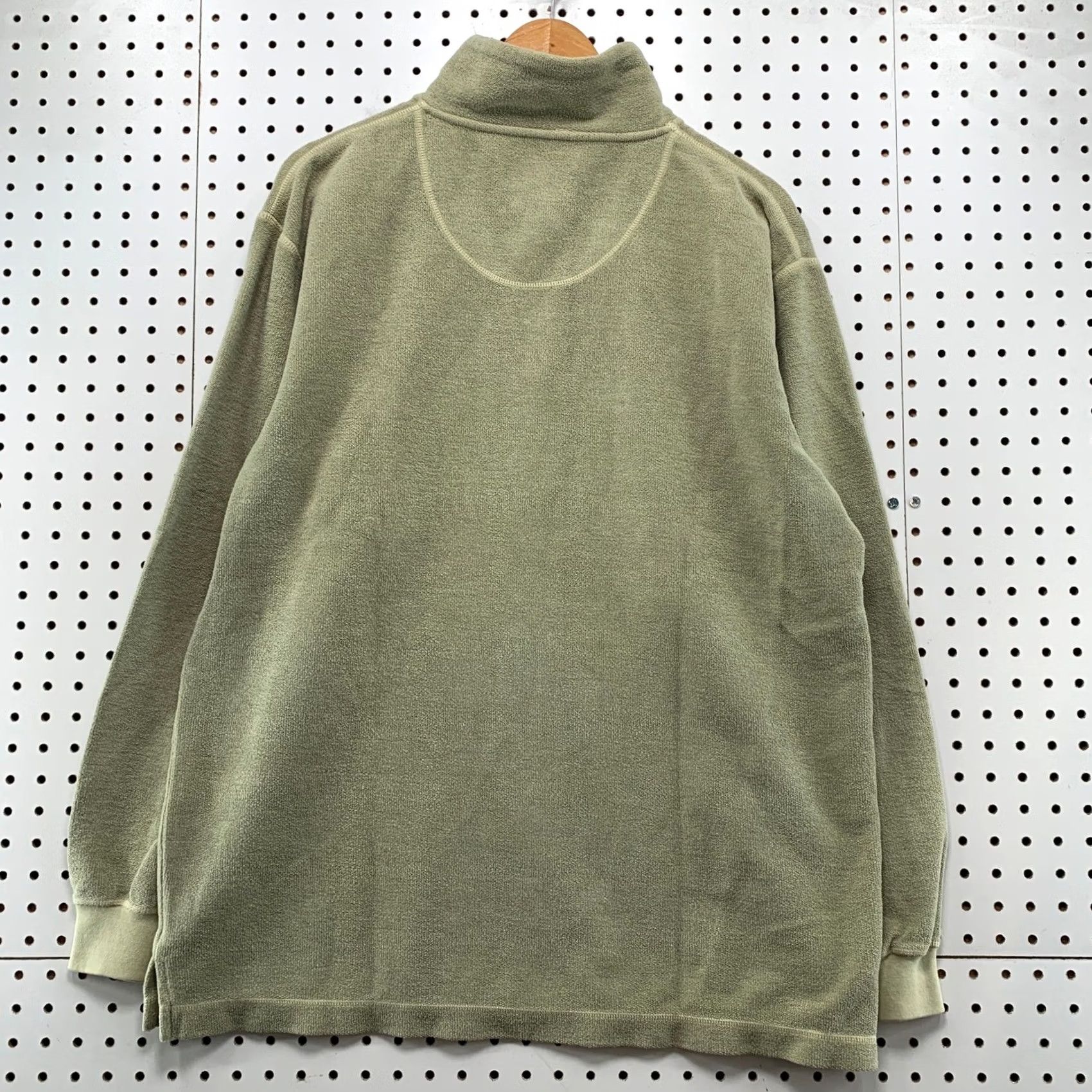 The Territory Ahead VINTAGE The Territory Ahead Green Fleece Pullover Mock Quarter Button 90s Mens L Size US L / EU 52-54 / 3 - 2 Thumbnail
