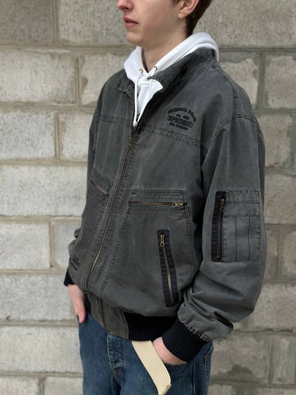 Y/Project VTG Mans Speedo boy Light Jacket Bomber Size XXL Y2K Hype Size US XXL / EU 58 / 5 - 9 Thumbnail