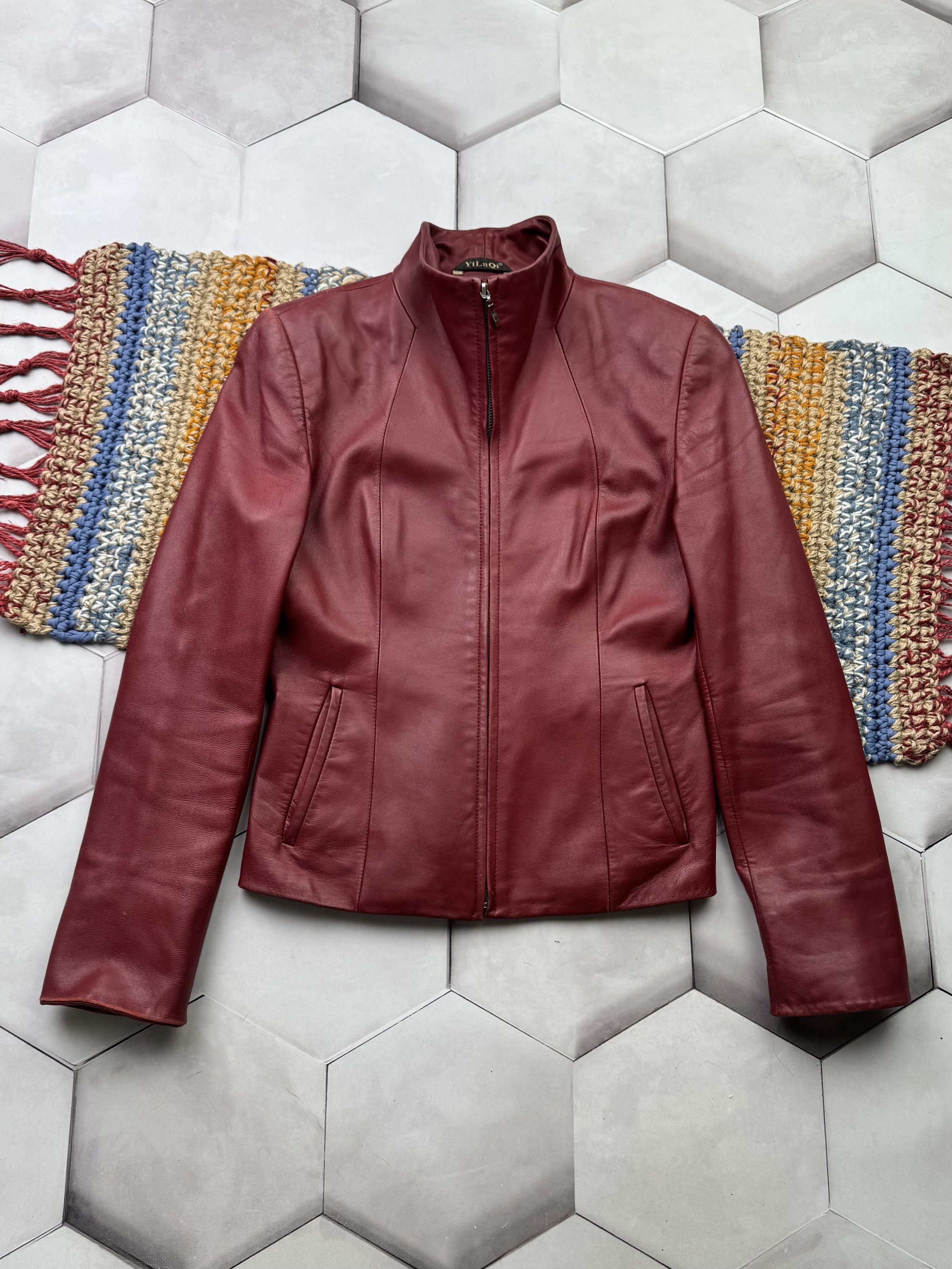 Vintage Vintage Cropped Leather Jacket Size S / US 4 / IT 40 - 1 Thumbnail