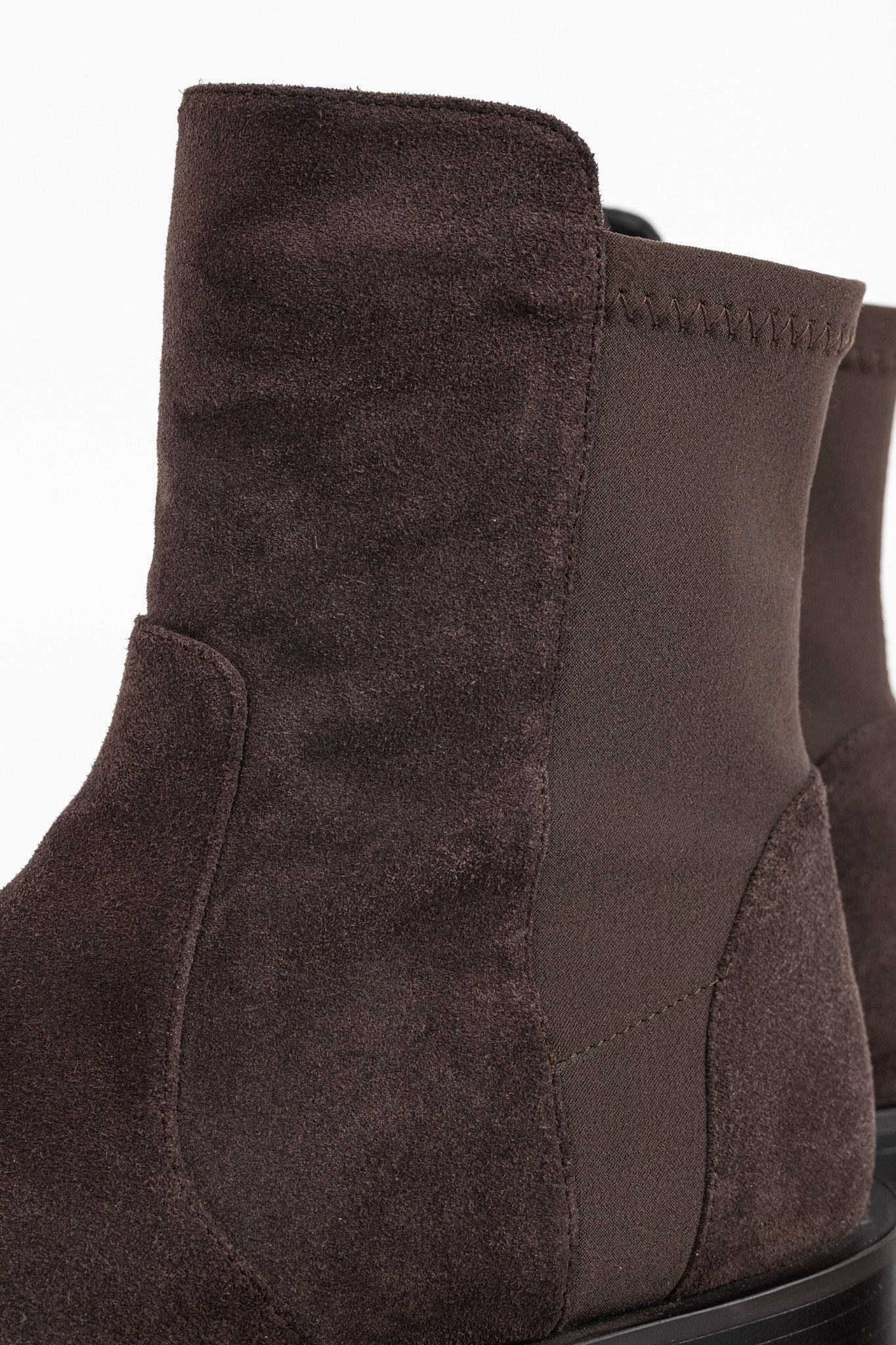 Stuart Weitzman Stuart Weitzman 5050 Bold Sport Suede/Str. Gabardine Booties Size US 8 / IT 38 - 8 Thumbnail