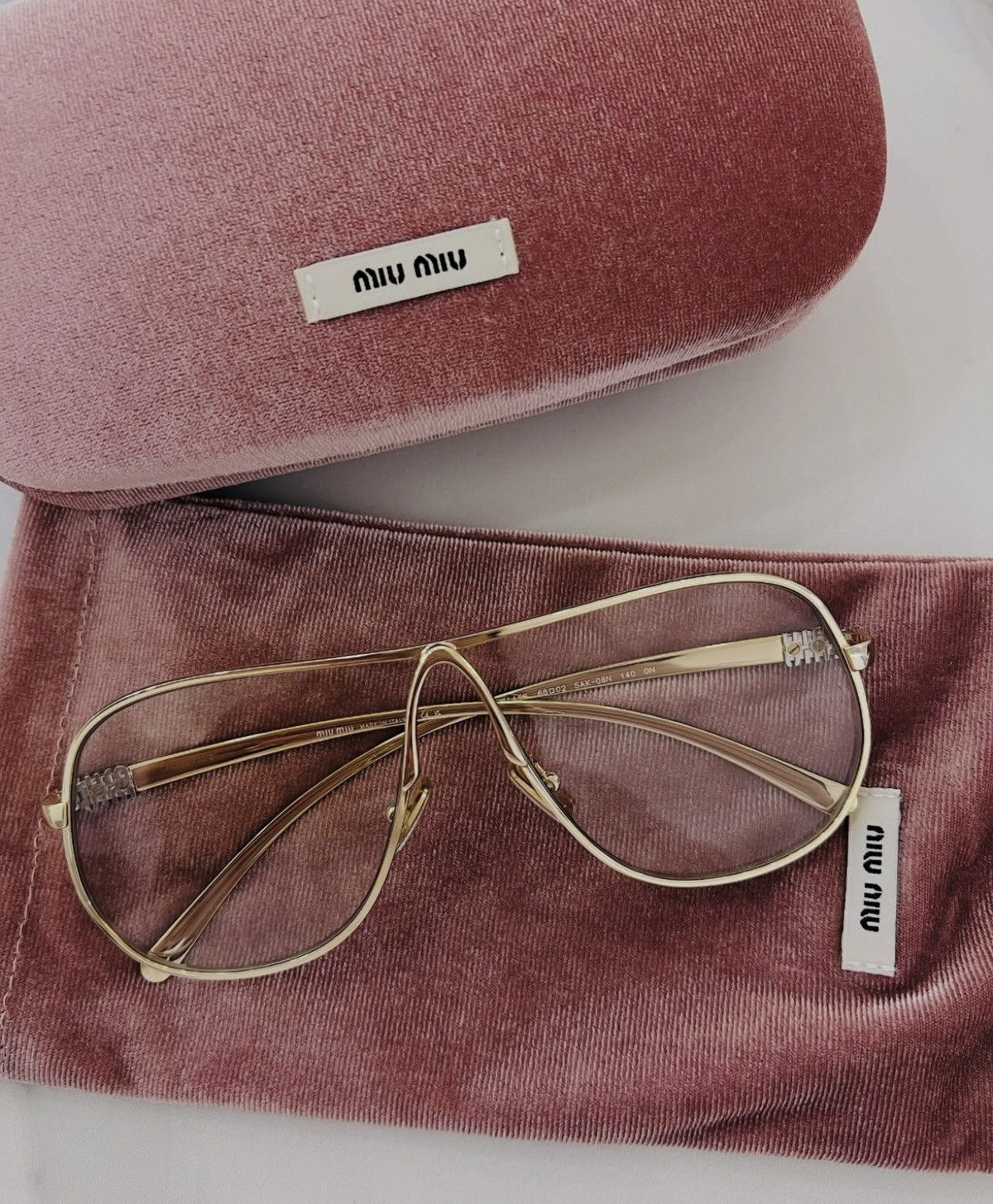 Miu Miu NEW Miu Miu sunglasses MU A56S 5AK08N Size ONE SIZE - 5 Thumbnail
