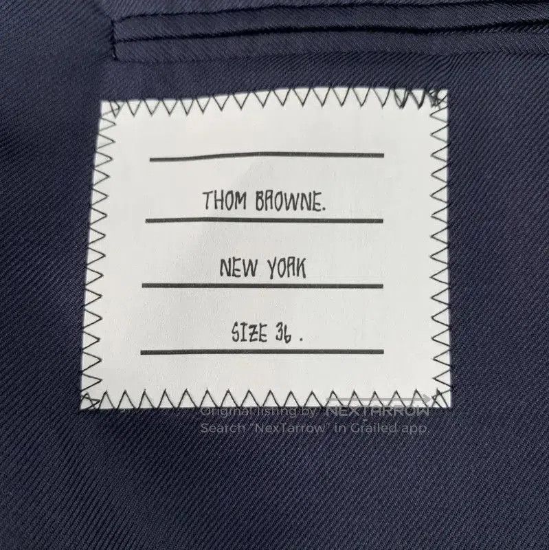 Thom Browne Thom Browne Women's Navy Wool Jacket . Size XS / US 0-2 / IT 36-38 - 5 Thumbnail