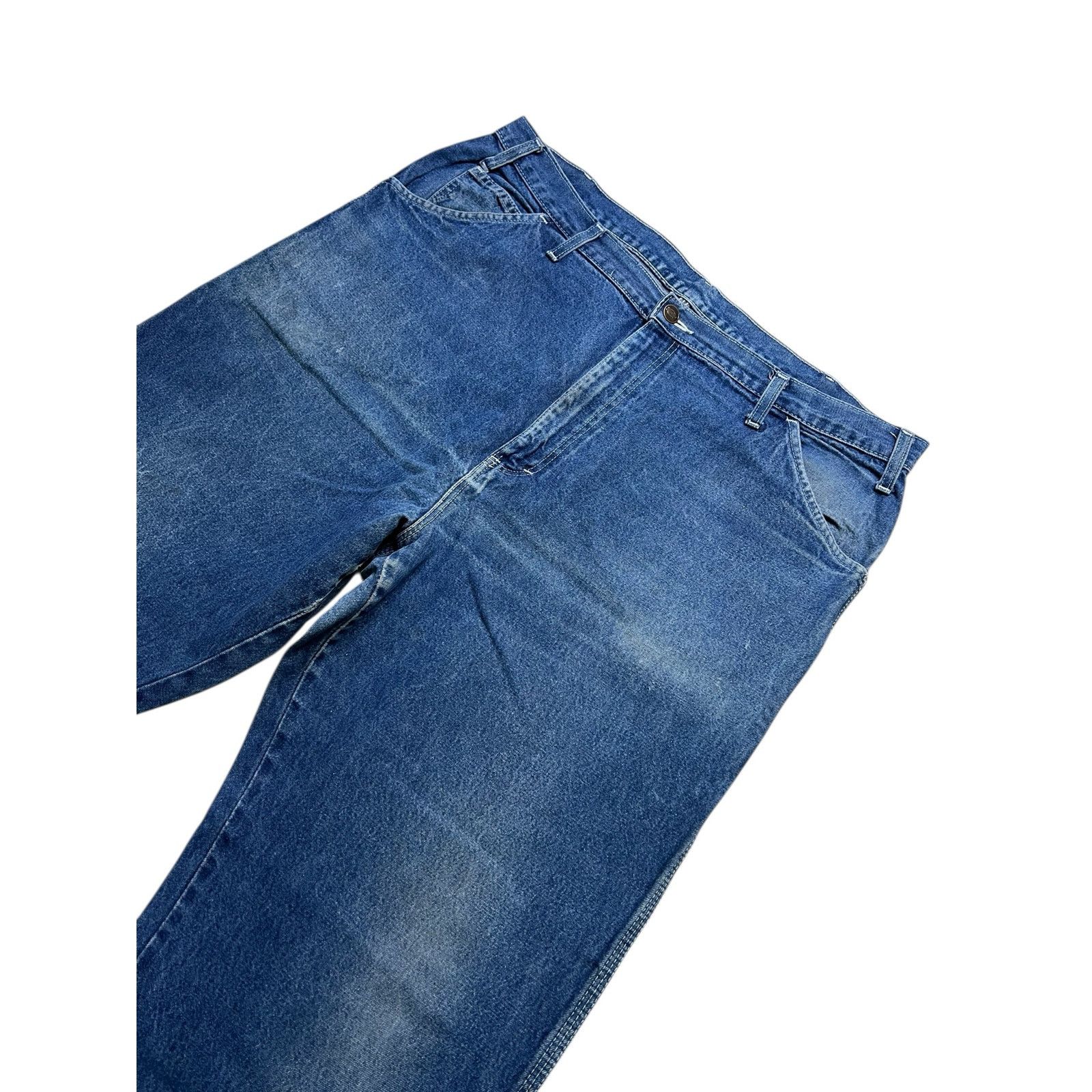Dickies Vintage 80s Dickies Carpenter Workwear Jeans Distressed 40 Size US 40 / EU 56 - 11 Thumbnail