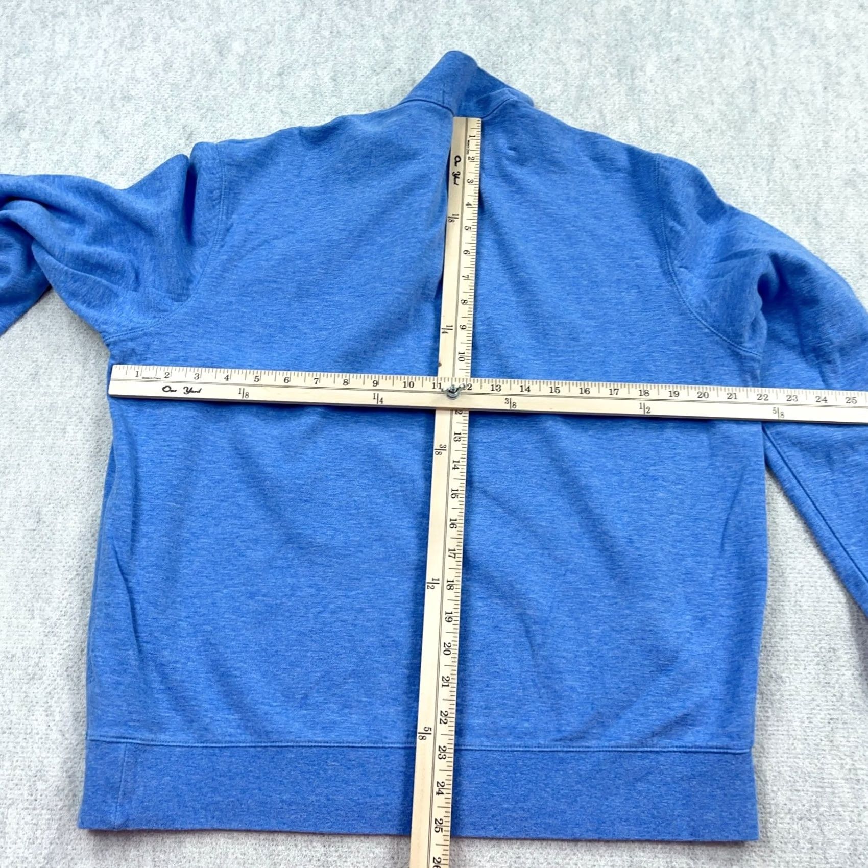 Polo Ralph Lauren Polo Ralph Lauren Sweater Men L Light Blue 1/4 Zip Pullover Logo Embroidered Knit Warm Casual Shirt Size US L / EU 52-54 / 3 - 7 Thumbnail
