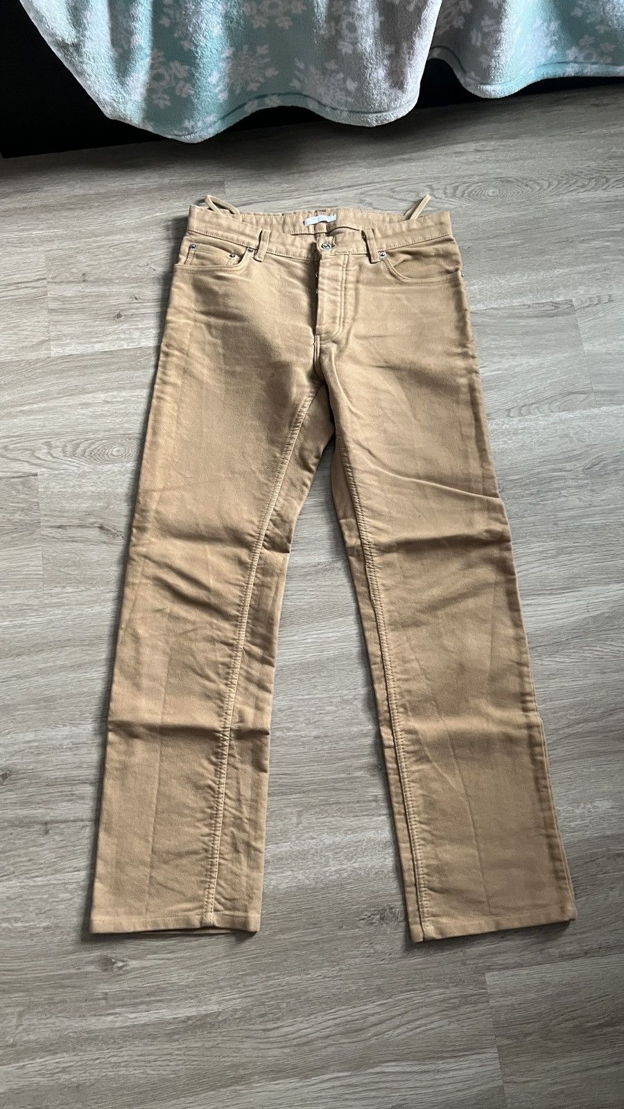 Helmut Lang Helmut Lang Brown Moleskin pants Size US 31 - 1 Thumbnail