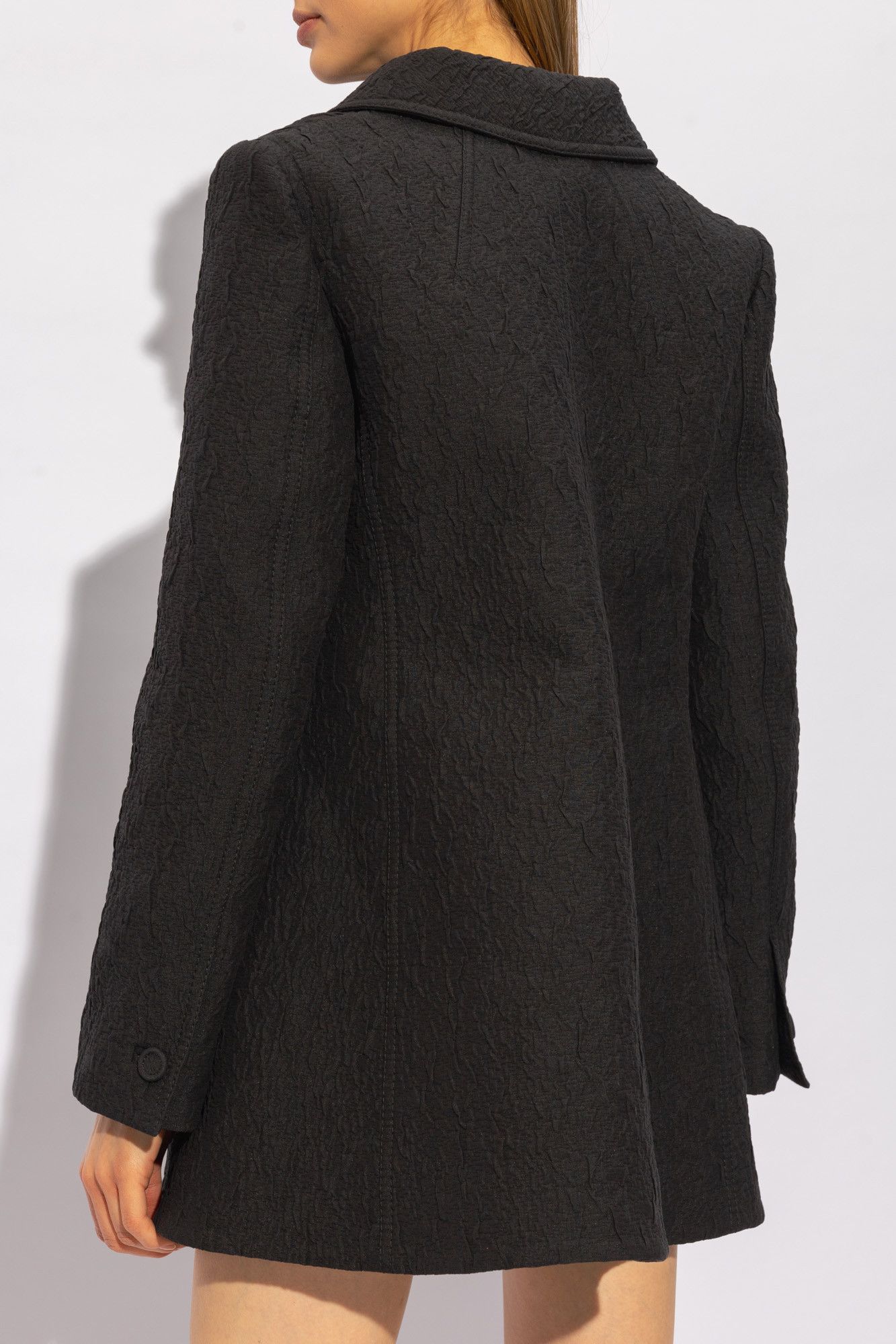 Gucci o1la5ras0526 Technical Cotton Coat in Black Size XS / US 0-2 / IT 36-38 - 4 Thumbnail