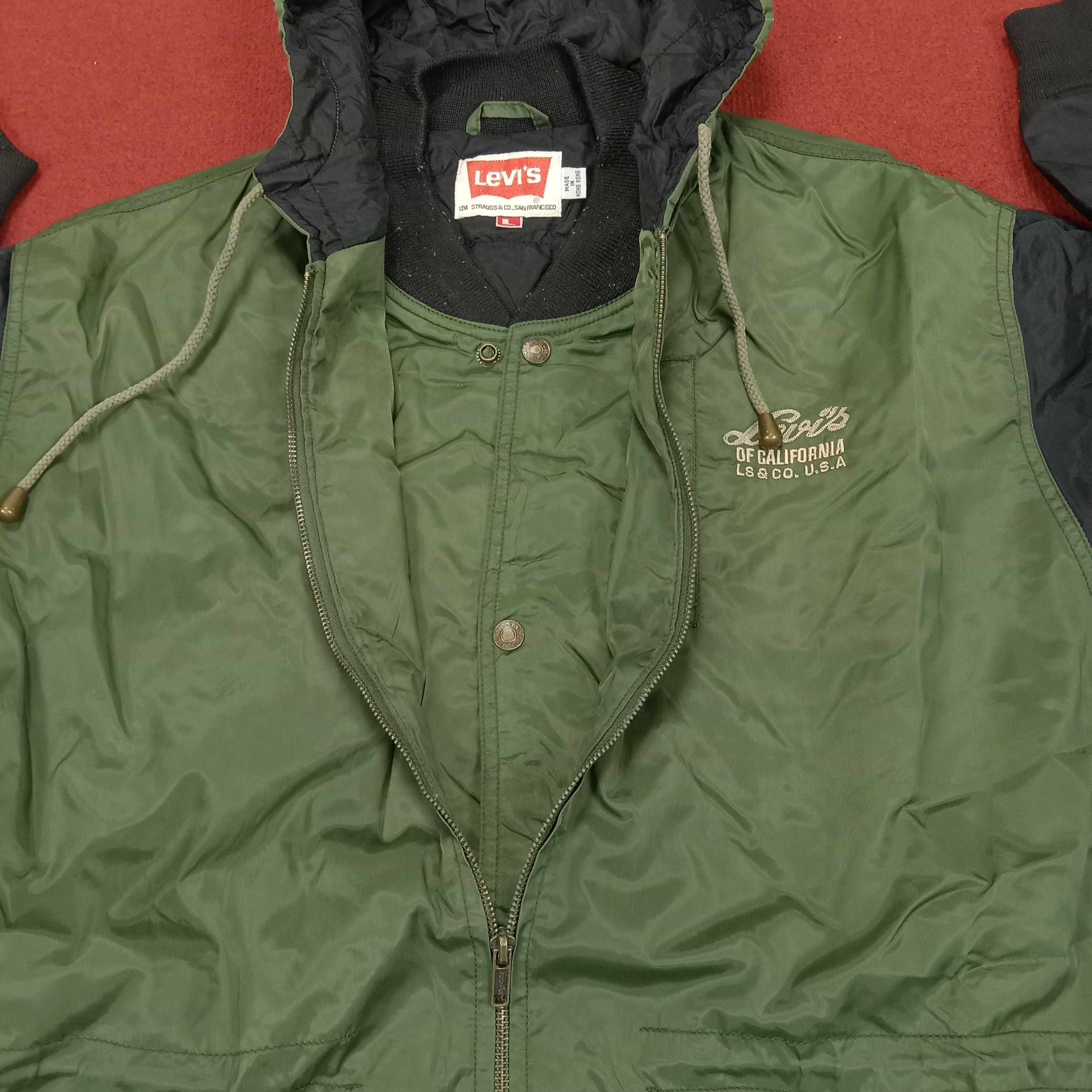 Levi's × Vintage Levis California Streetwear Style Jacket Hoodies Size US XXL / EU 58 / 5 - 5 Thumbnail