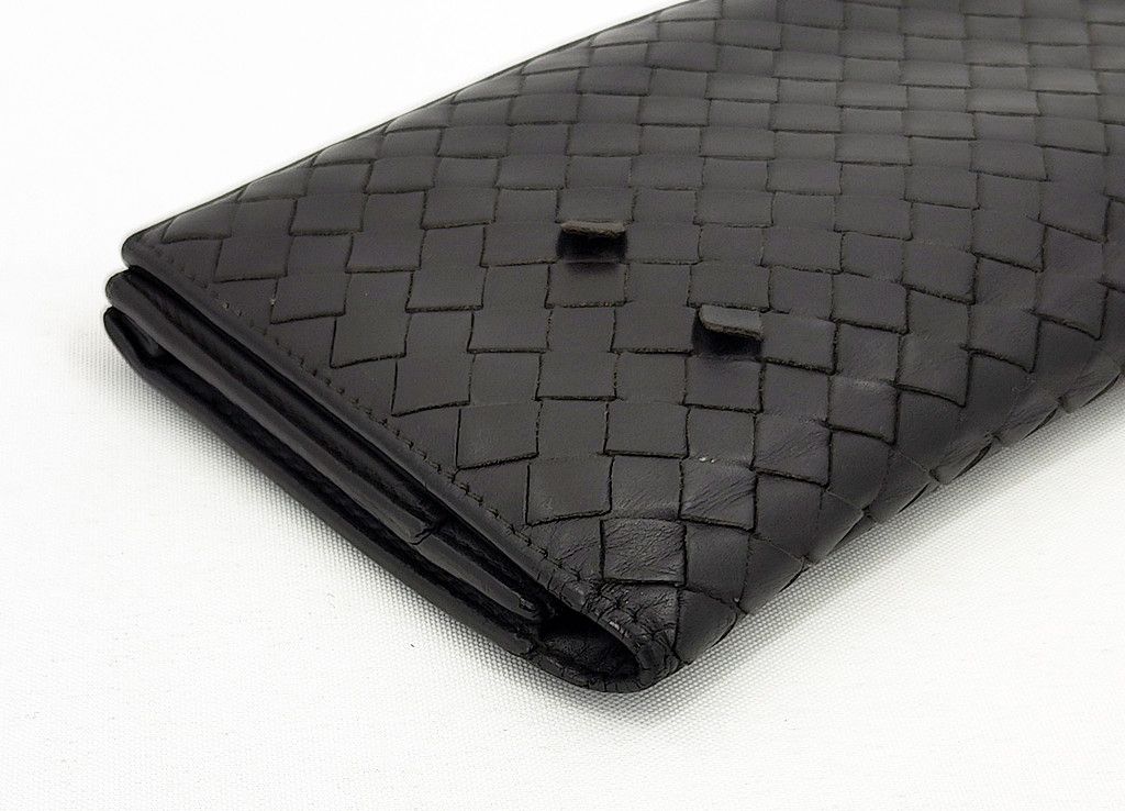 Bottega Veneta BOTTEGA VENETA vintage intrecciato woven long wallet A100 Size ONE SIZE - 8 Thumbnail