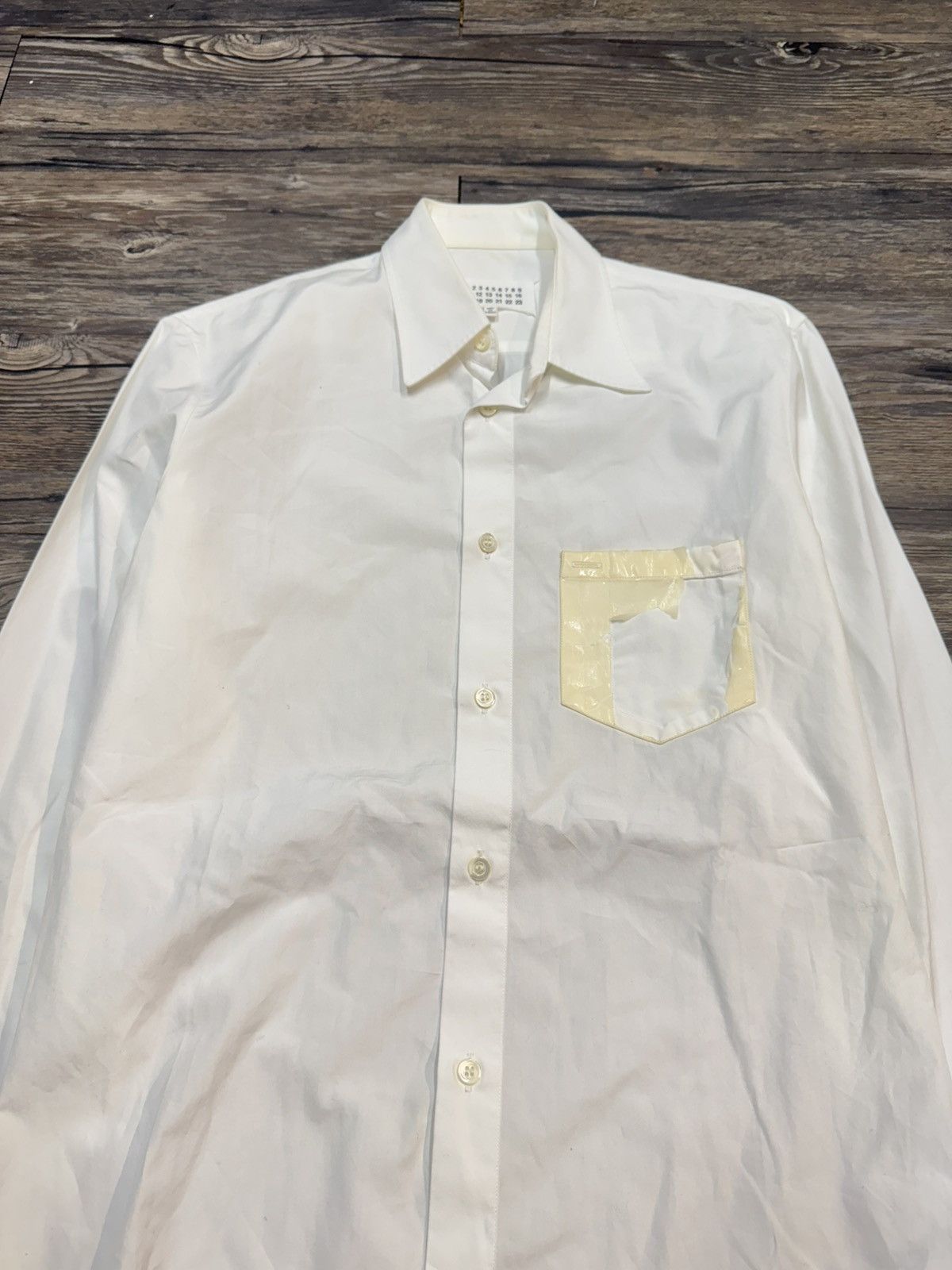 Maison Margiela Maison Margiela Plastic Dipped Pocket Button Up Size US M / EU 48-50 / 2 - 2 Thumbnail