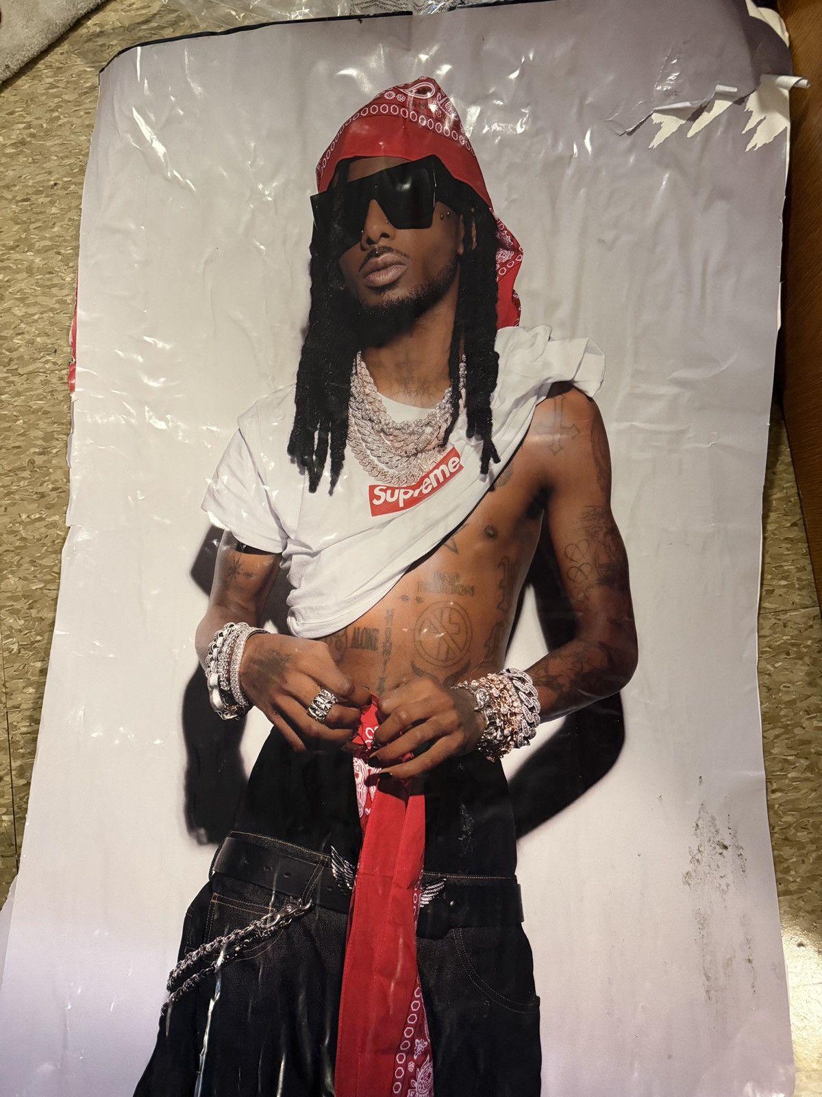 Playboy × Supreme Original Supreme Playboi Carti Poster NYC