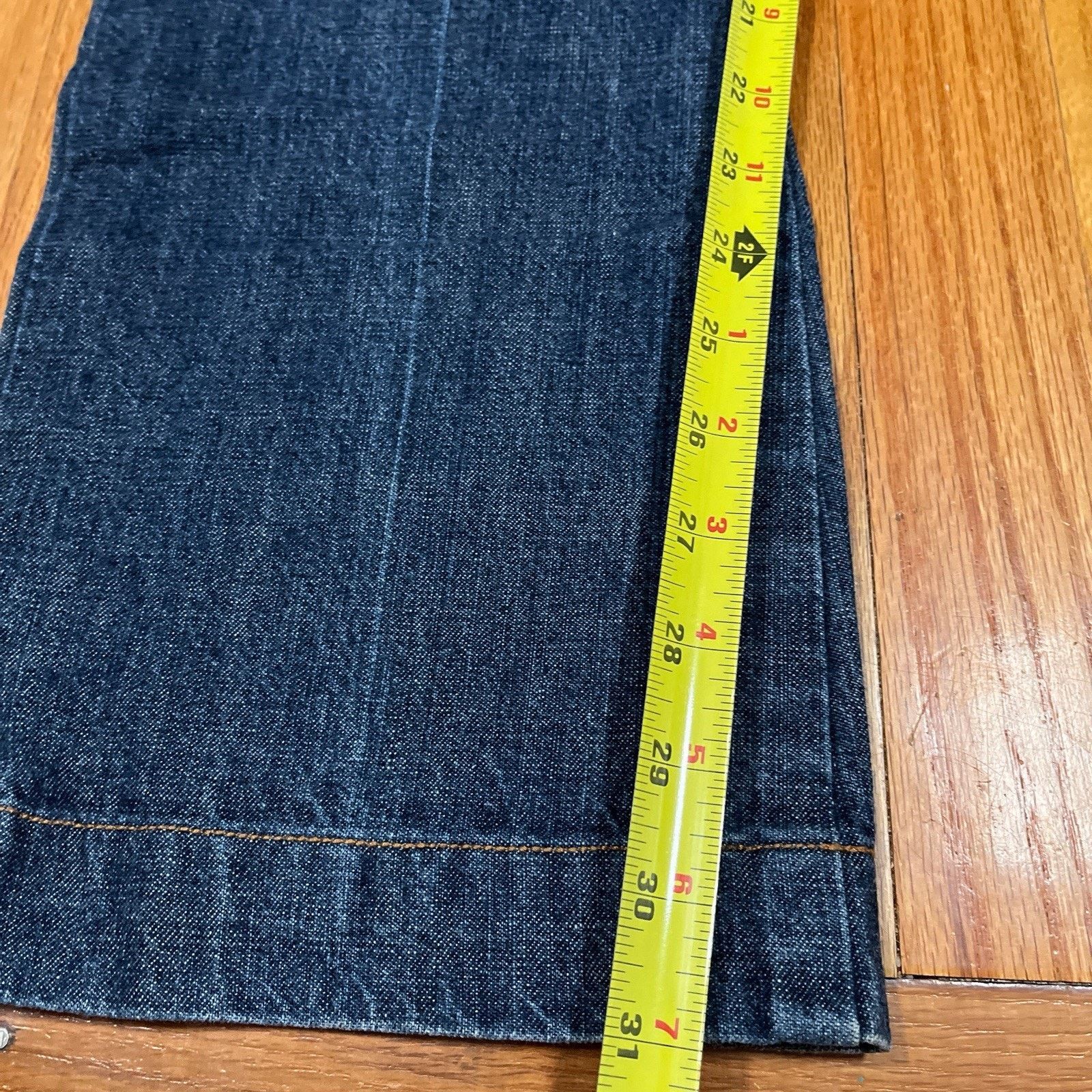 7 For All Mankind 7 For All Mankind Jeans Womens 29x31 Dojo Flare Low Rise USA Size 29" - 4 Thumbnail