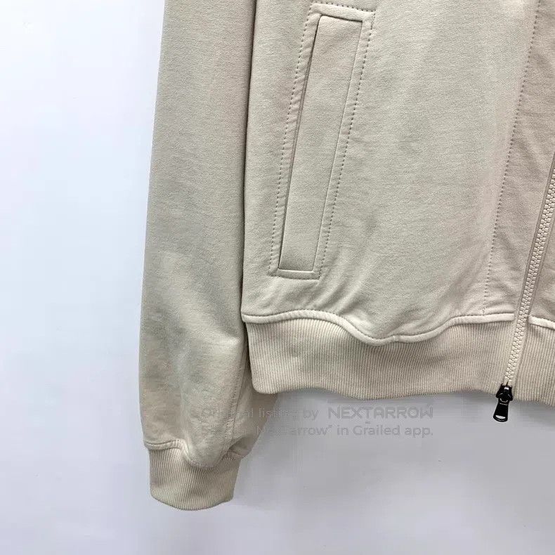 Brunello Cucinelli Brunello Cucinelli Khaki Cotton Hooded Zip Long Sleeve Swe Size XXL / US 16-18 / IT 52-54 - 4 Thumbnail