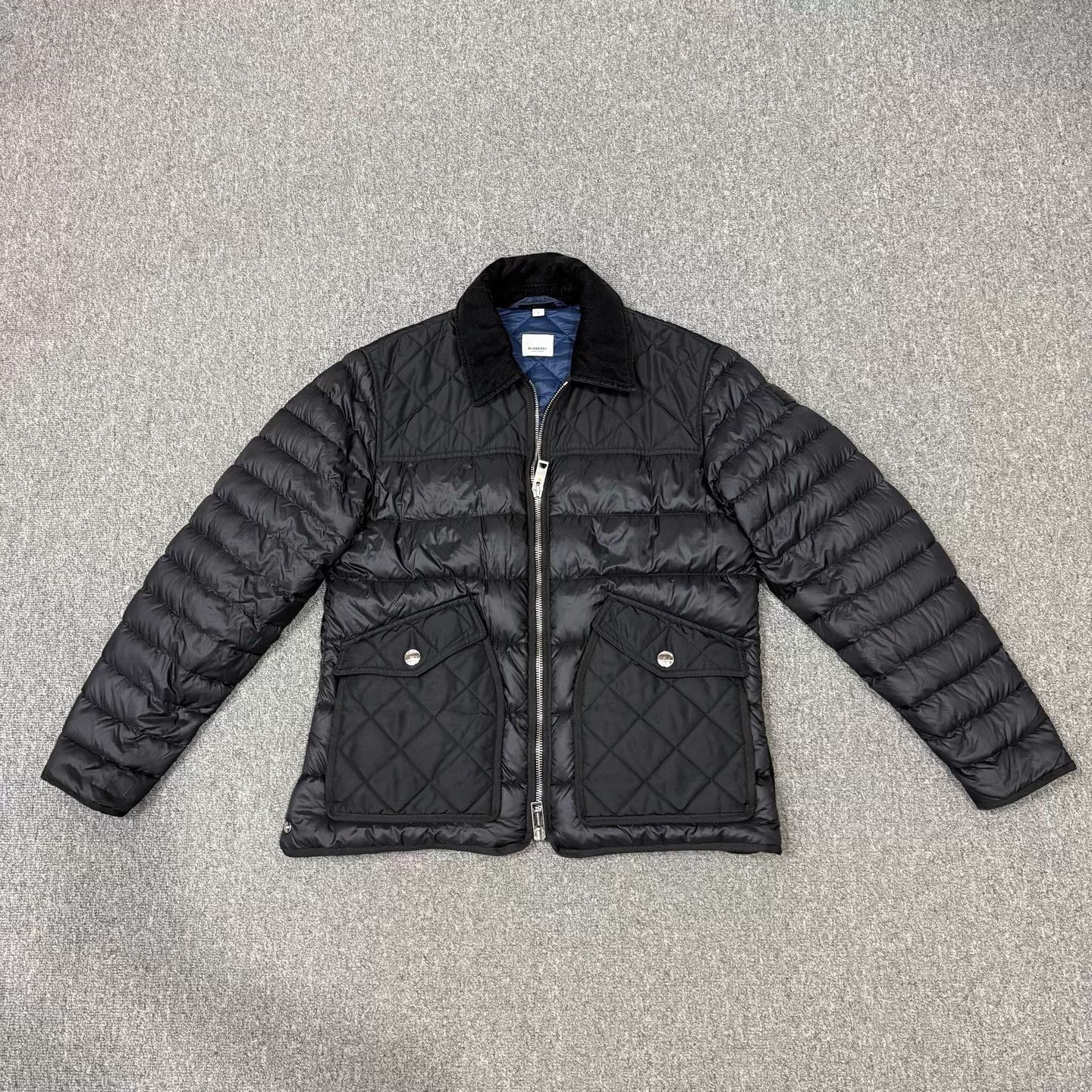 Burberry Burberry Black Side Letter Leather Puffer S 99 New Size S / US 4 / IT 40 - 1 Thumbnail