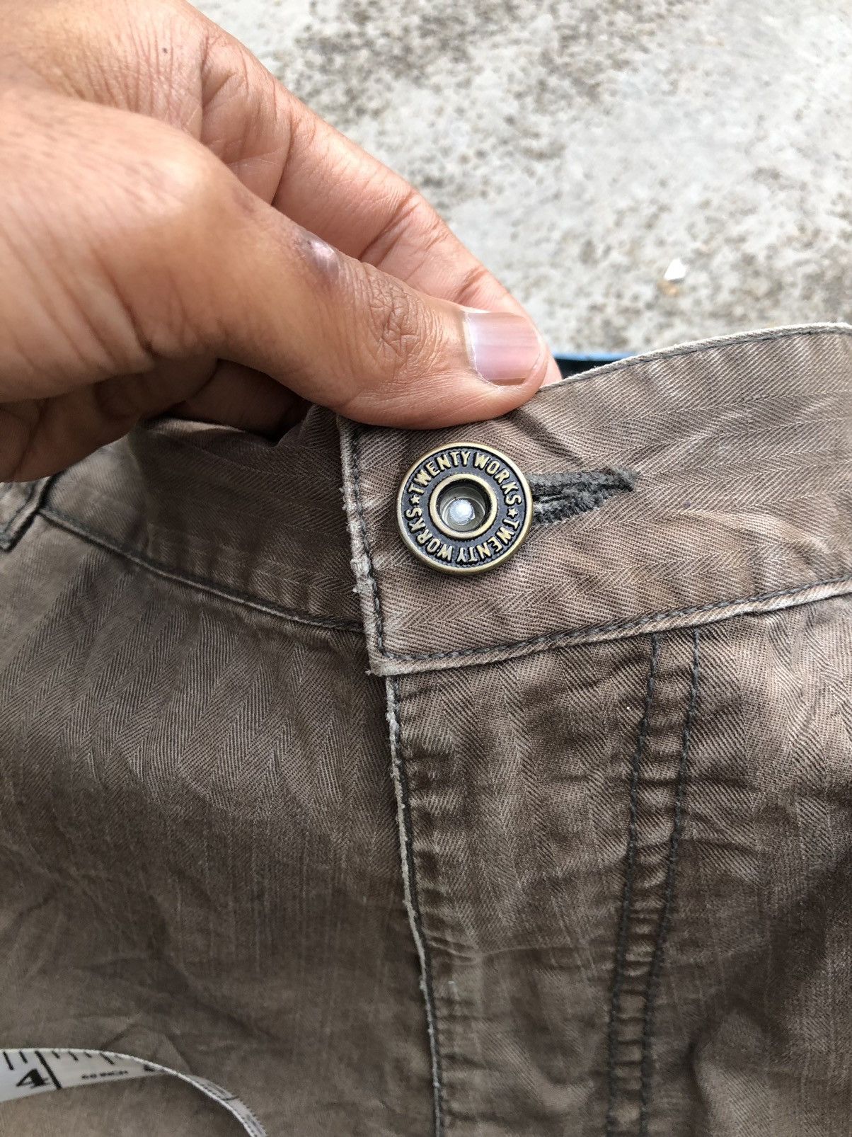 Japanese Brand SUN FADED BROWN CARGO PANT BY TWENTY WORKS Size US 34 / EU 50 - 7 Thumbnail