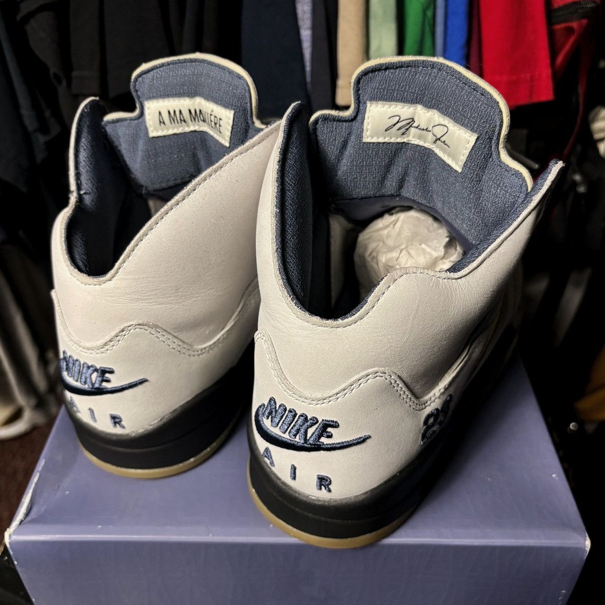 A Ma Maniere × Jordan Brand Jordan Retro 5 x A Ma Maniére “Dawn” Women Sz10 Men’s 8.5 Size US 8.5 / EU 41-42 - 4 Thumbnail