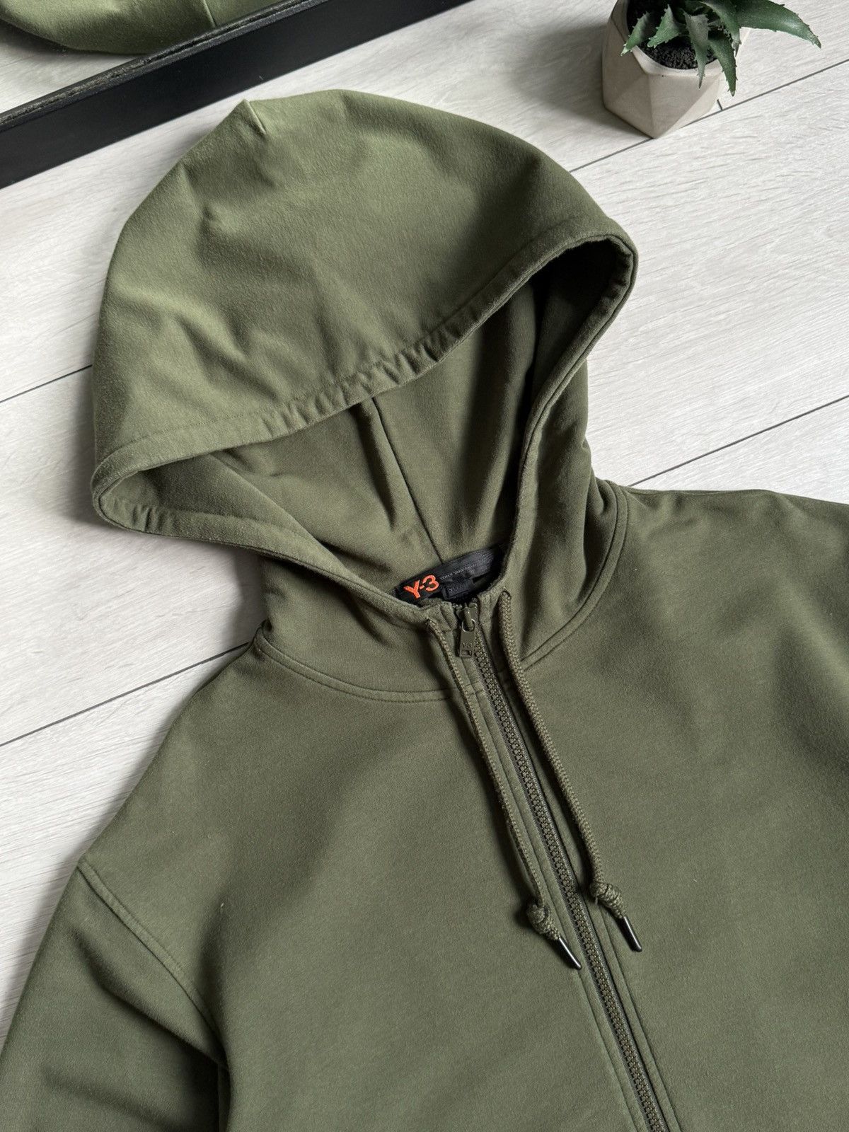 Yohji Yamamoto Y-3 Yohji Yamamoto Big Logo Zip Hoodie Size US XL / EU 56 / 4 - 5 Thumbnail