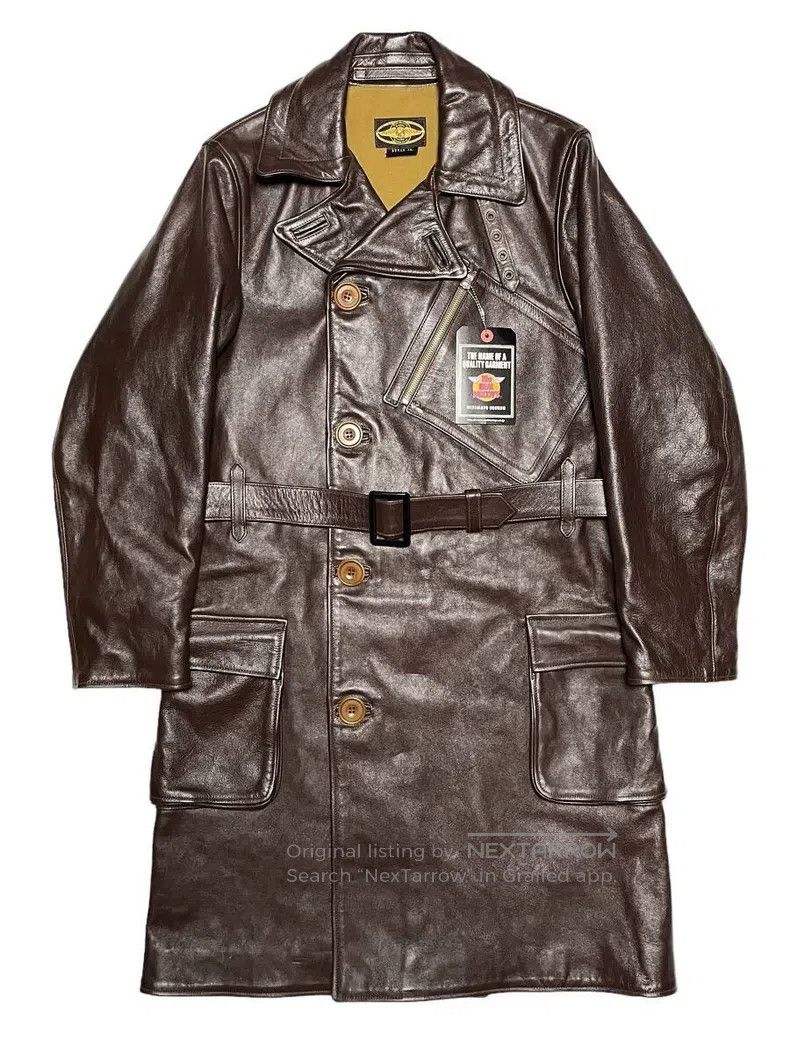 The Real McCoy's The Real McCoys Re-engraved World War I horseskin flight c Size US M / EU 48-50 / 2 - 1 Thumbnail