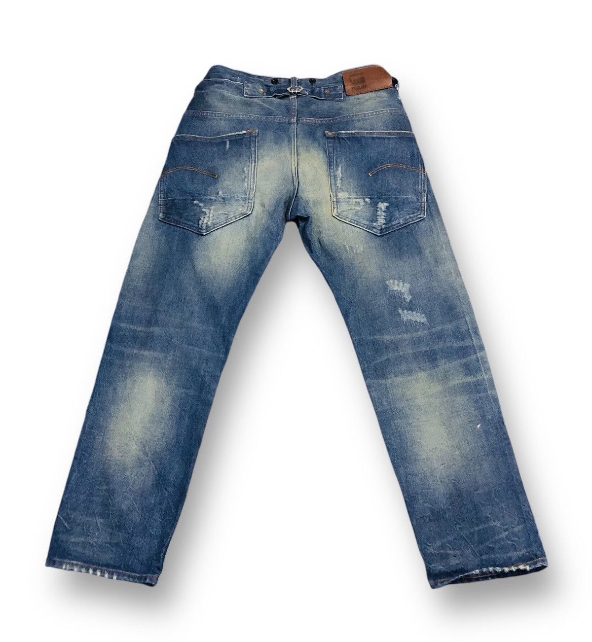 G-Star × Vintage G-Star Distressed Style Denim Jeans (1) Size US 30 / EU 46 - 2 Thumbnail