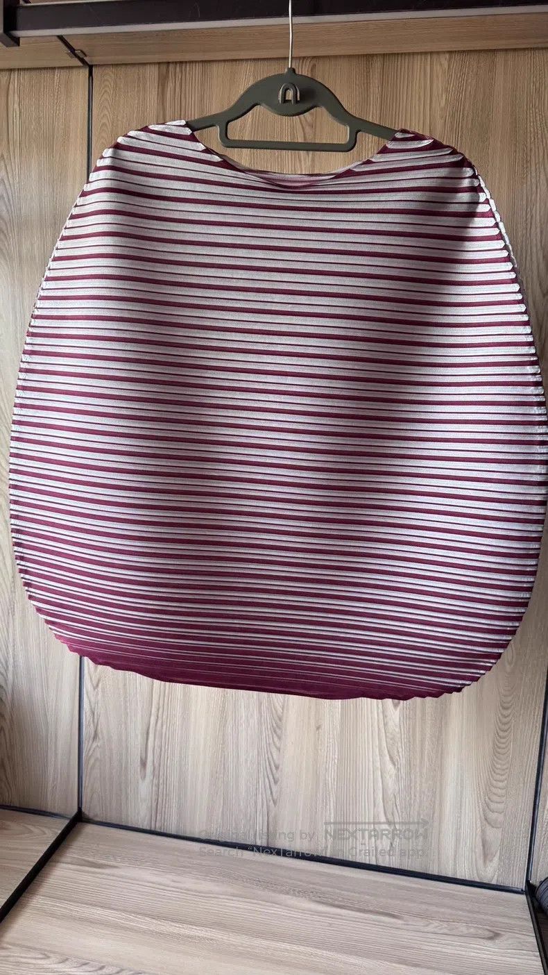 Issey Miyake Issey Miyake size:one size Red Balloon Print Top Size XXS / US 00 / IT 34 - 1 Thumbnail
