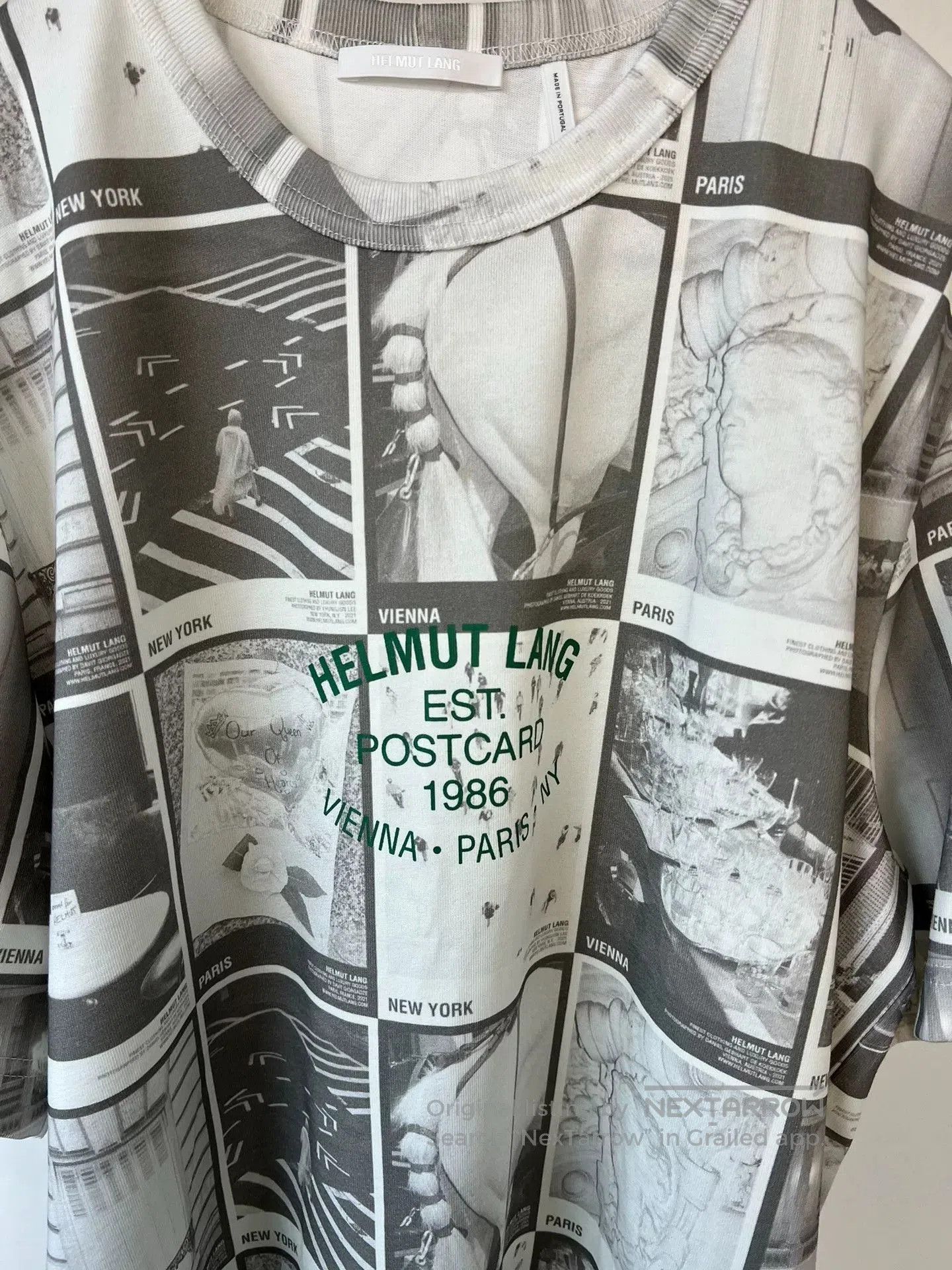 Helmut Lang Helmut Lang Newspaper Print T-Shirt. Size US XL / EU 56 / 4 - 3 Thumbnail