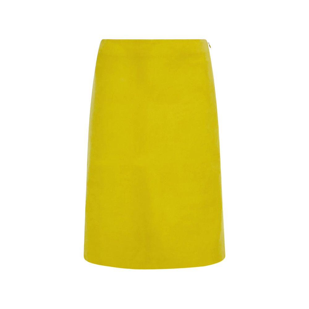 Salvatore Ferragamo Ferragamo YELLOW Skirts - Pencil Skirts Size 27" / US 4 / IT 40 - 1 Thumbnail