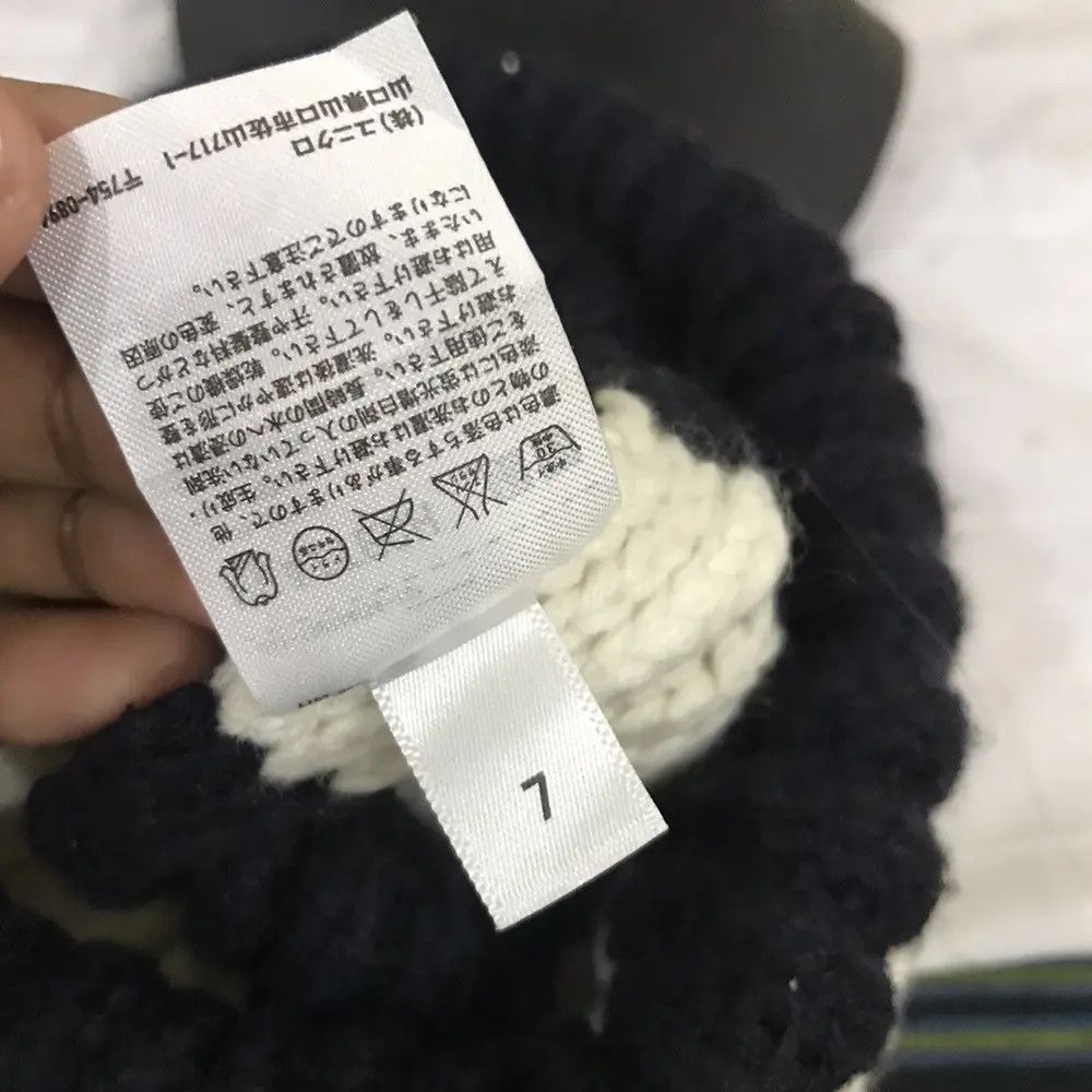 Japanese Brand × Uniqlo Uniqlo Stripe Jail Beanie Hat Size ONE SIZE - 7 Thumbnail