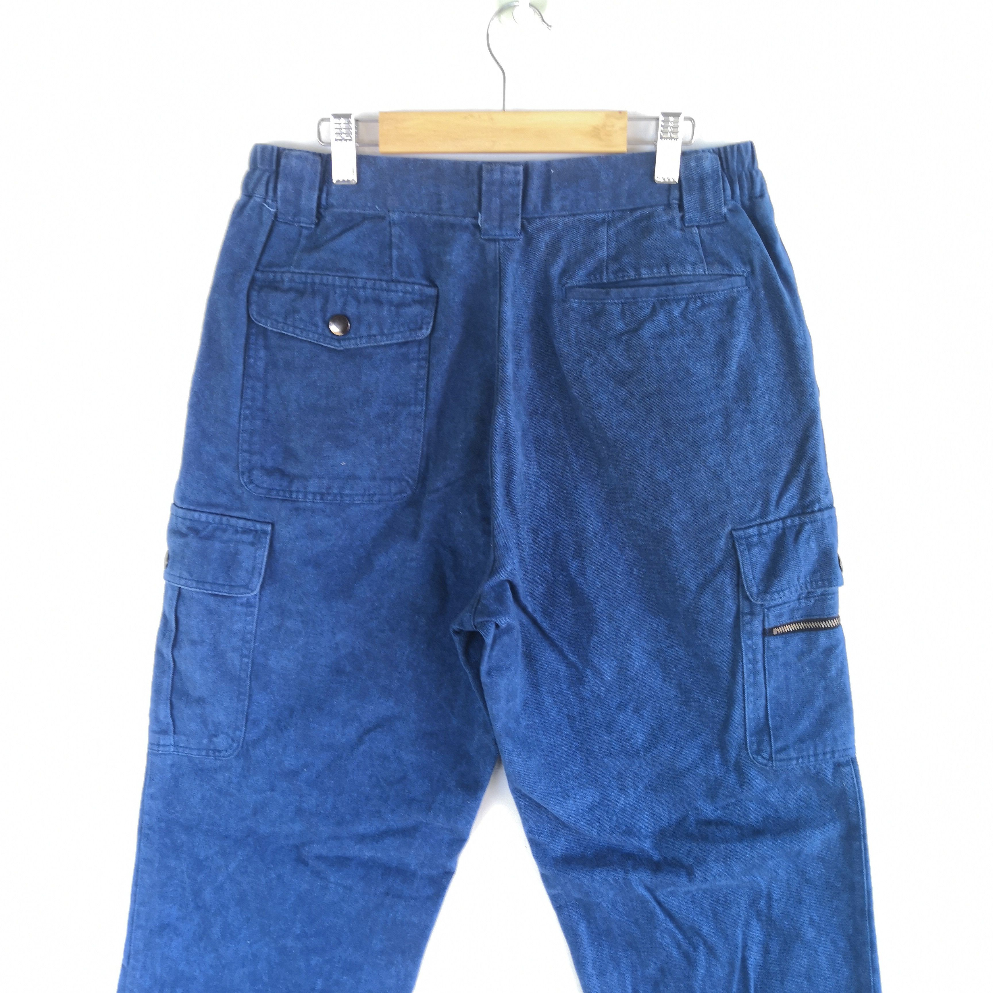 Japanese Brand Japanese Cargo Pants Multi Pocket Parachute Trousers Size US 30 / EU 46 - 4 Thumbnail
