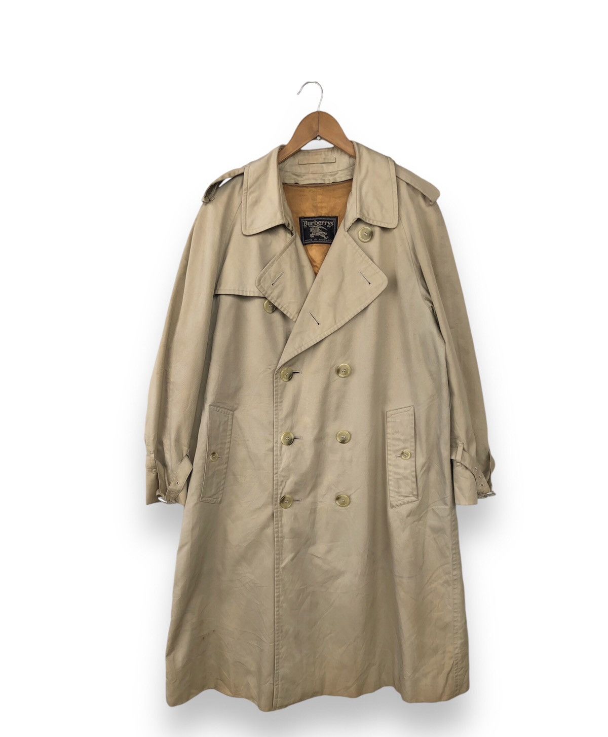 Burberry Vintage Burberrys London Kensington Nova Check Trench Coat Size US L / EU 52-54 / 3 - 2 Thumbnail