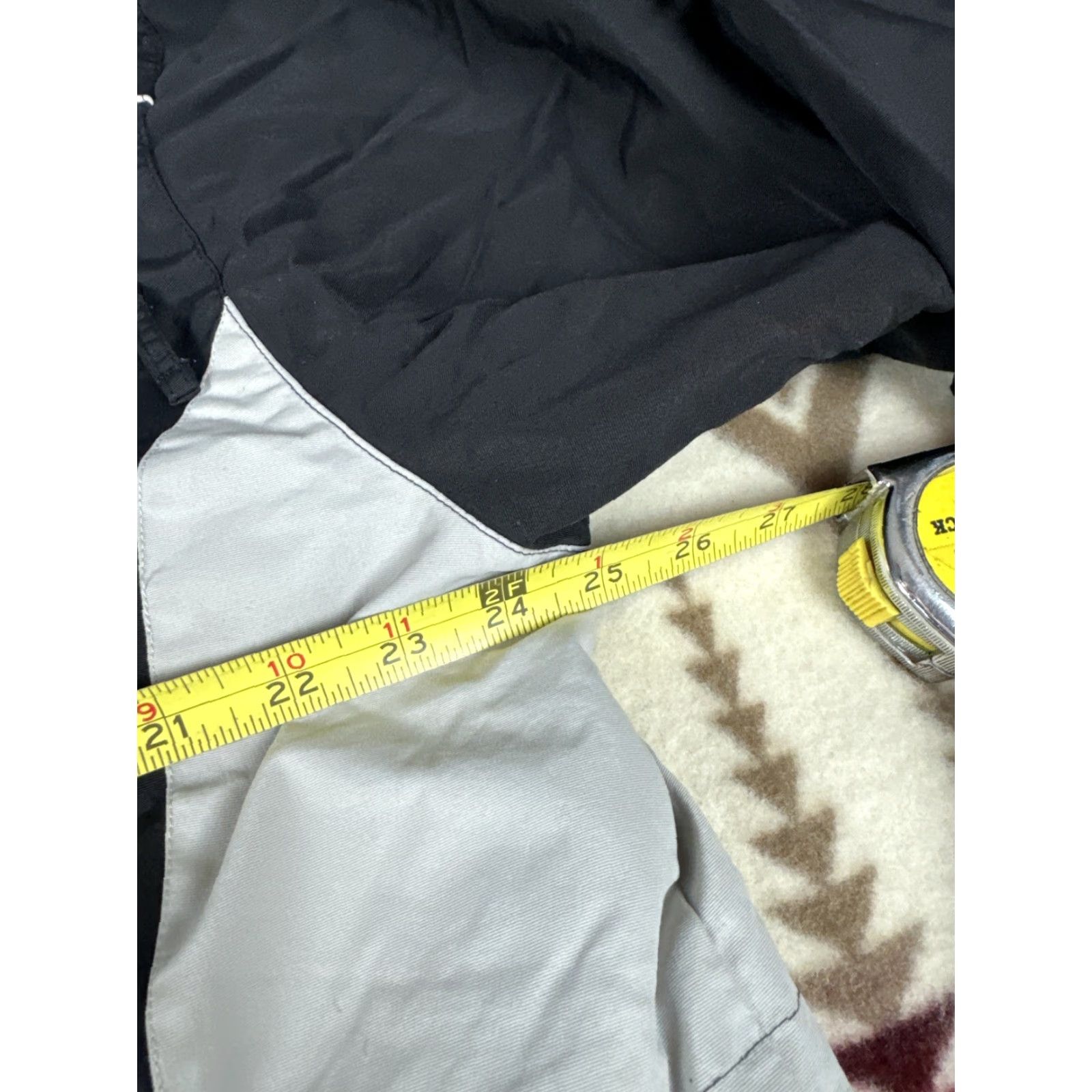 Vintage Athletech Windbreaker Jacket Mens L Black & Gray Bomber Style Men’s Regular Size Size US L / EU 52-54 / 3 - 6 Thumbnail