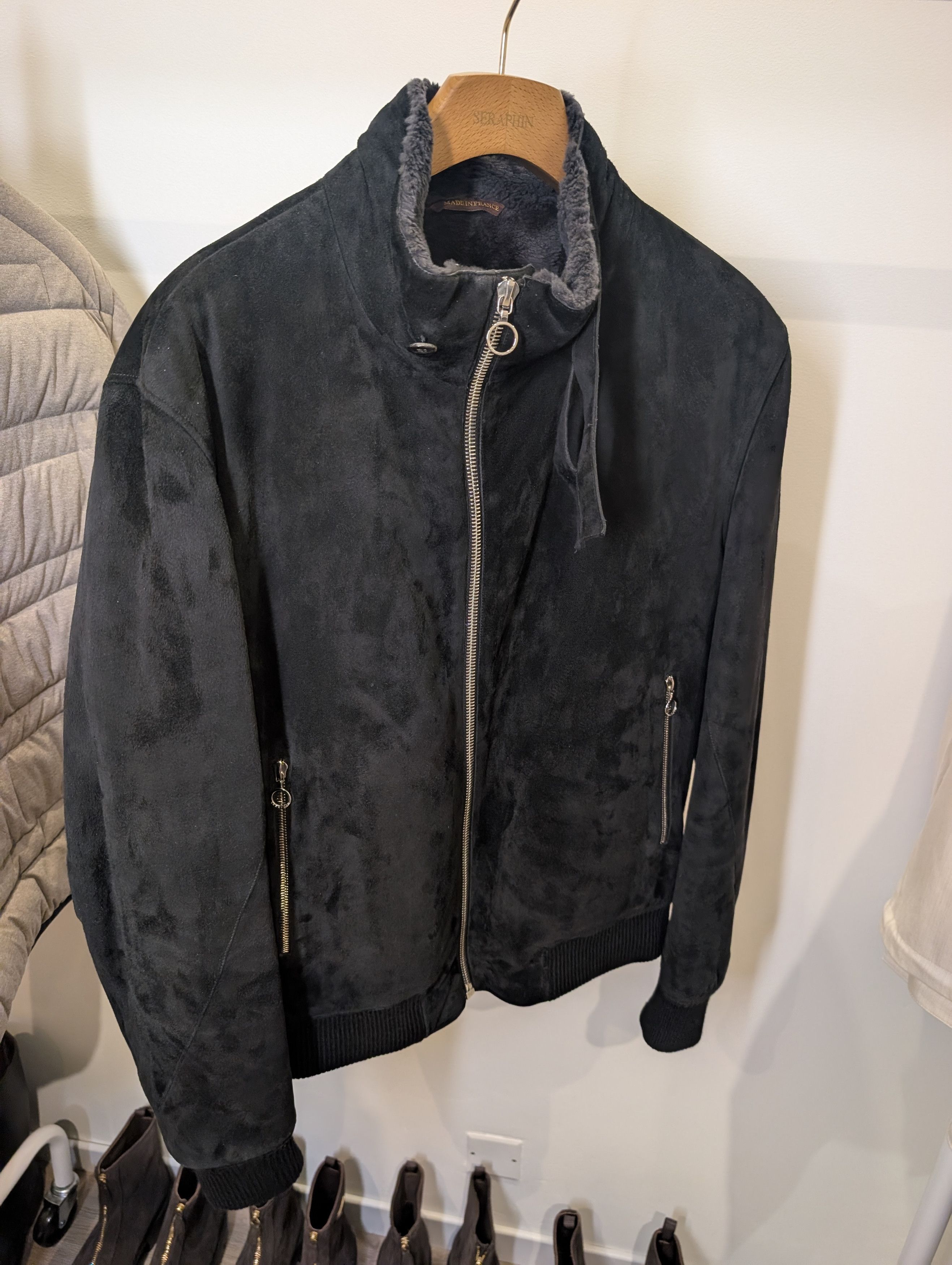 SERAPHIN Veste Séraphin Deer leather & Nutria Fur - Size 46 Size US S / EU 44-46 / 1 - 3 Thumbnail
