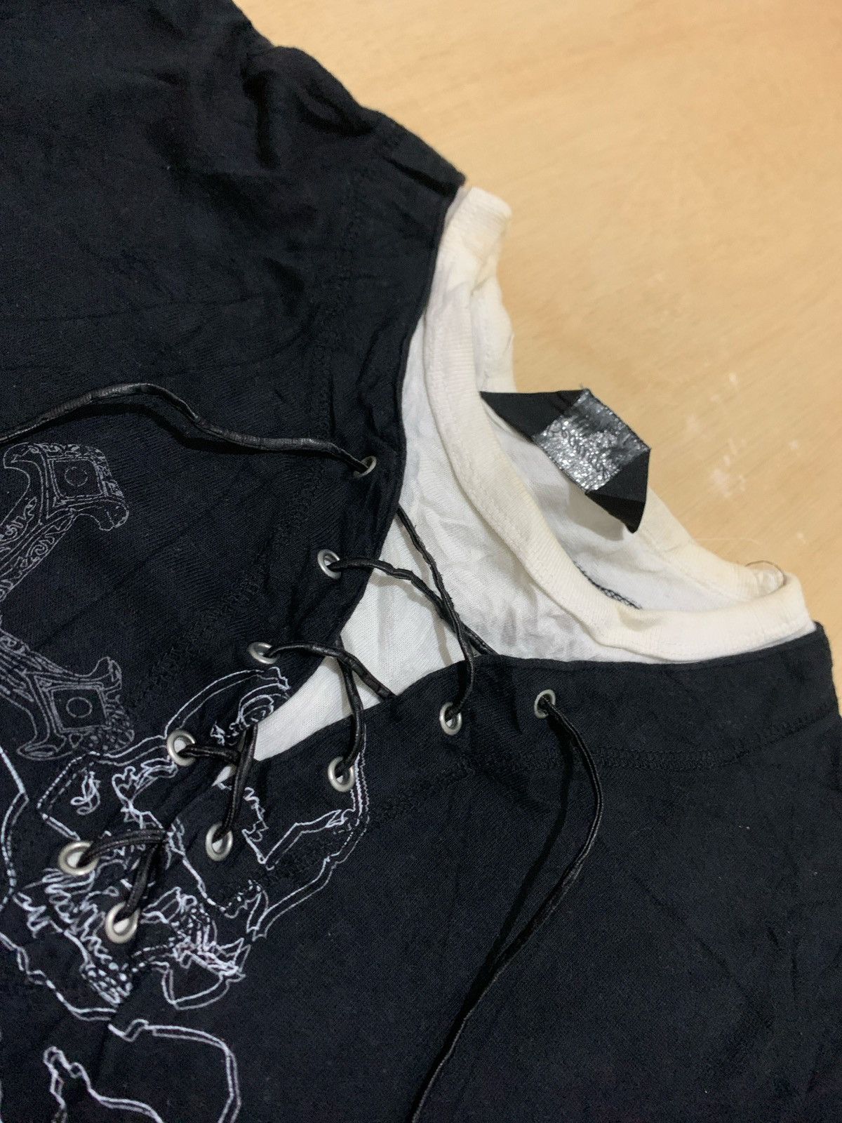 Japanese Brand Y2k Beaumere laced Ifsixwasnine Lgb style Longsleeve Size US L / EU 52-54 / 3 - 4 Thumbnail