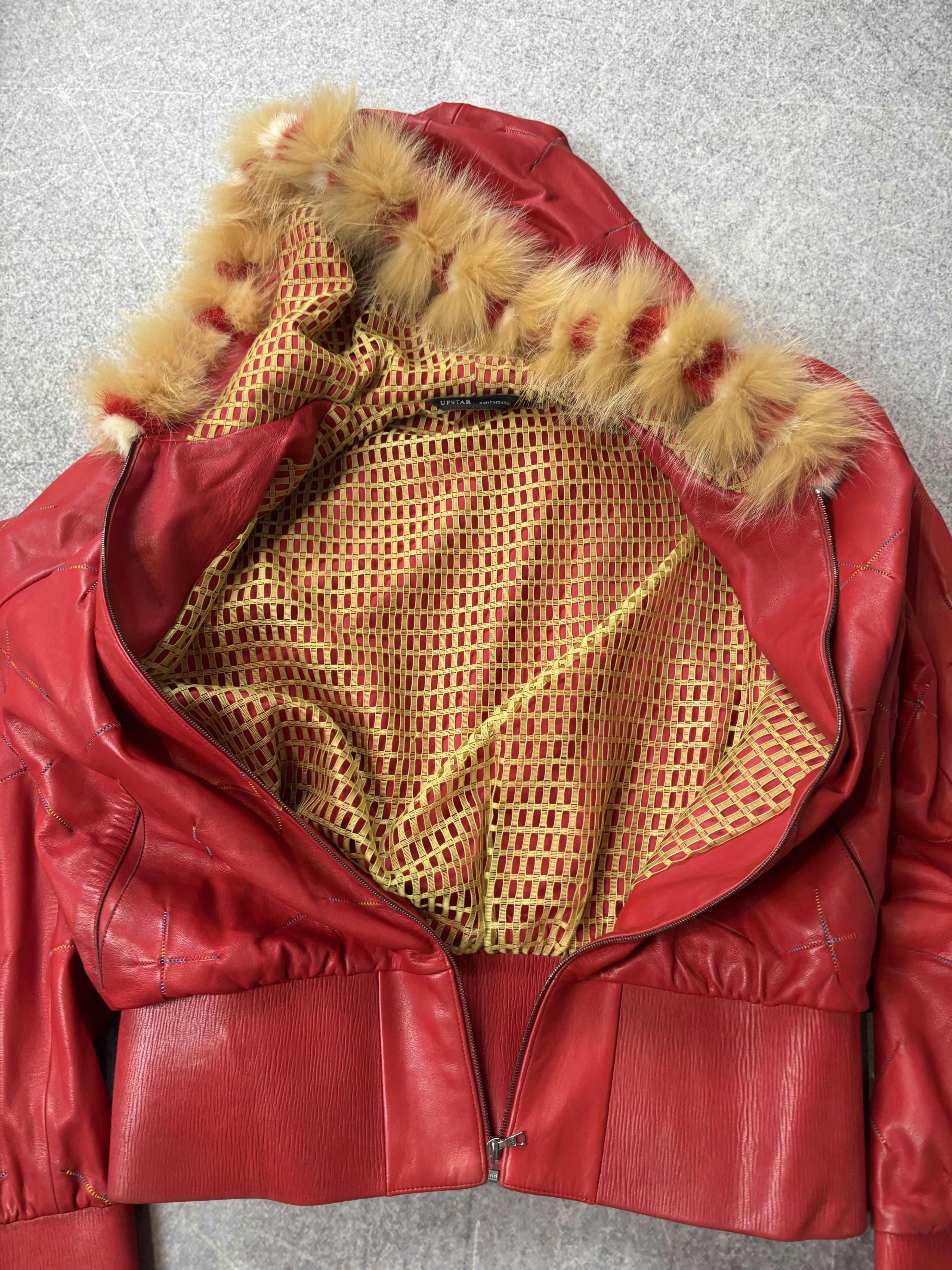 Hysteric Glamour Rick Owens VTG Yohji Yamamoto Style Fur Hood Leather Jacket Size US M / EU 48-50 / 2 - 8 Thumbnail
