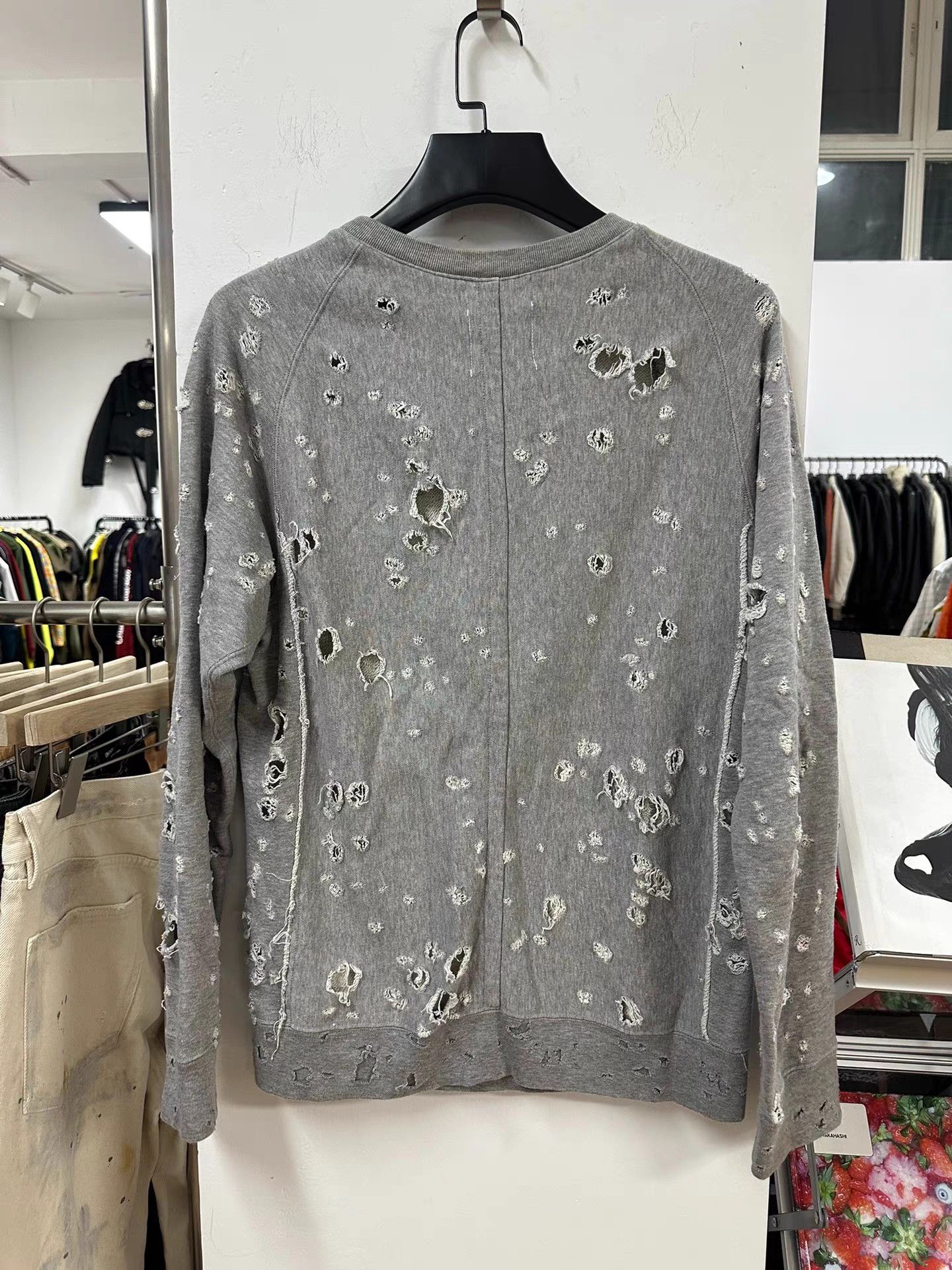 Takahiromiyashita The Soloist. The Soloist Heavy Distressed Sweatshirt K20 Size US M / EU 48-50 / 2 - 6 Thumbnail