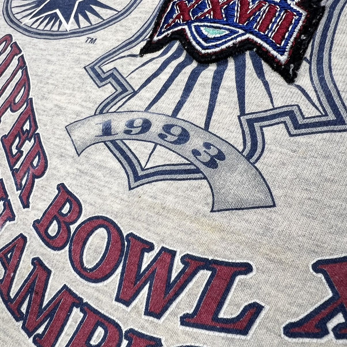Nutmeg × Vintage VTG Dallas Cowboys Tee Shirt Grey Champion Rose Bowl 90s Size US L / EU 52-54 / 3 - 5 Thumbnail